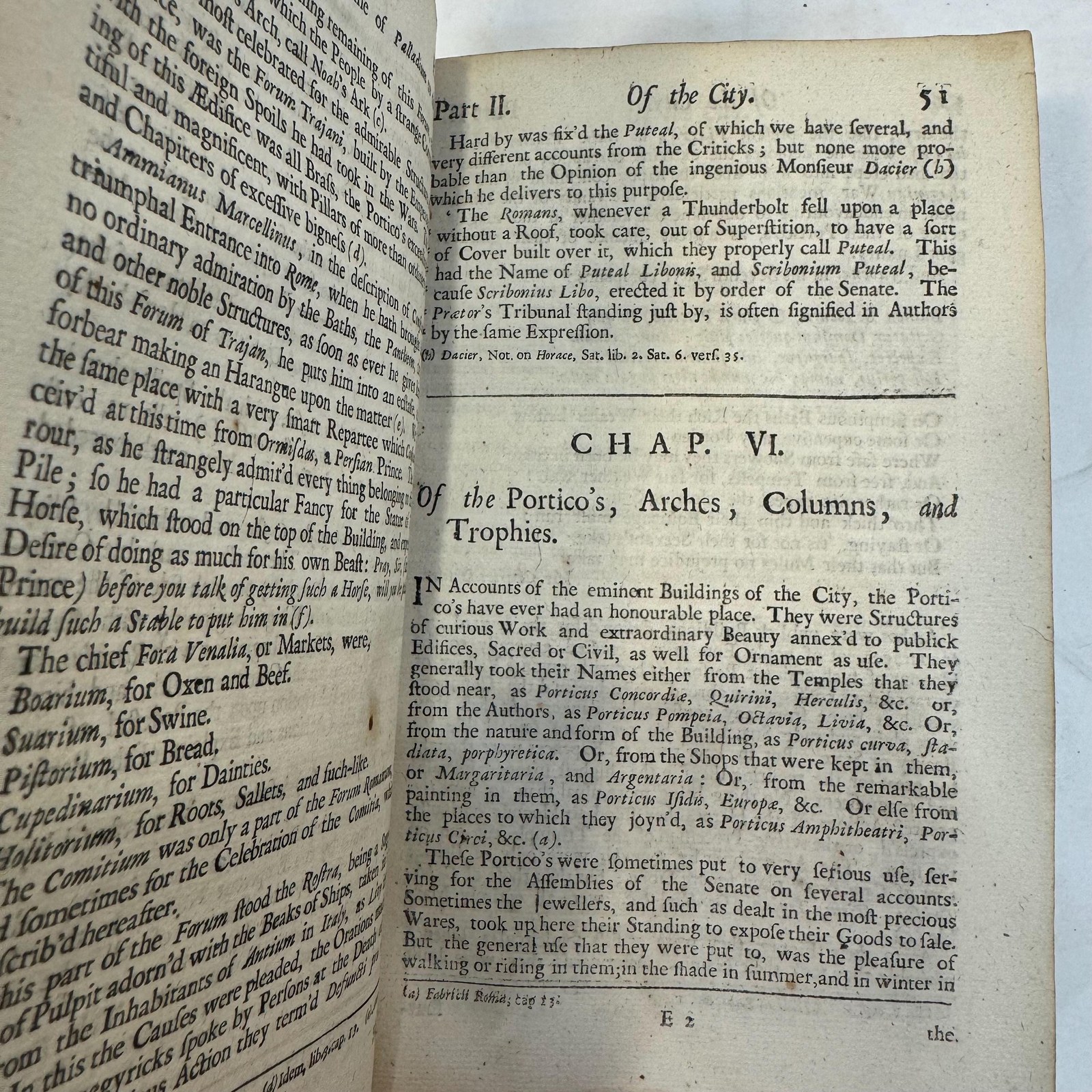 Romae Antiquae Notitia: Or, The Antiquities of Rome. In Two Parts. I. A Short History of the Rise, Progress, and Decay of the Common-Wealth. II. A Description of The City. An Account of the Religion, Civil Governments, and Art of War; with the Remarkable Customs and Ceremonies, Publick and Private. With Copper Cuts of the Principal Buildings, &c. to Which are prefix'd Two Essays: Concerning the Roman Learning, and The Roman Education. — photograph 7.