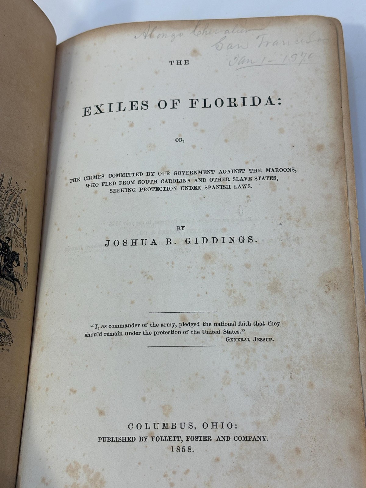 The Exiles of Florida: or, The Crimes Committed by our Government against the Maroons, who Fled from South Carolina and Other Slave States, Seeking Protection Under Spanish Laws. — photograph 3.