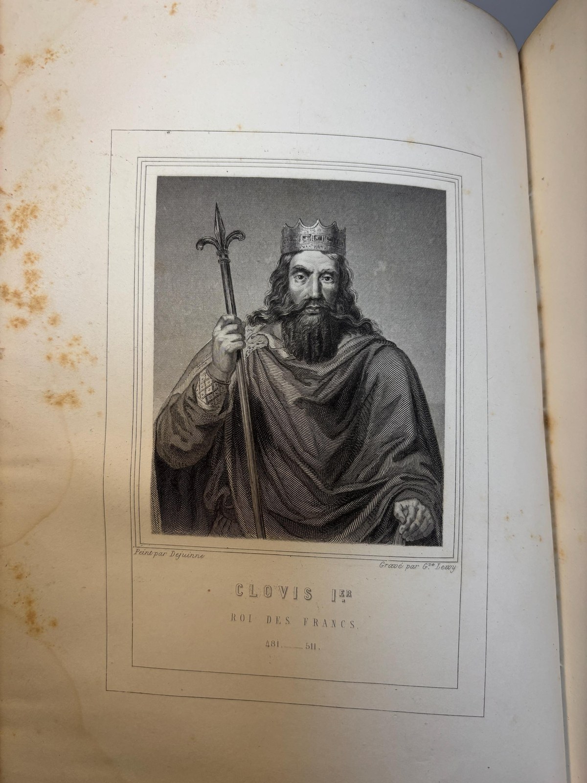 Les Rois De France 66 Gravures Sur Acier Formant La Galerie Complète Des Portraits De Versailles D’après Les Tableaux Authentiques Du Musée De Versailles Accompagnées D’une Notice Historique Par Lélius. Translated: The Kings Of France 66 Engravings On Steel Forming
The Complete Gallery Of Portraits Of Versailles From The Authentic Paintings Of The Museum Of Versailles Accompanied By A Historical Notice By Lélius — photograph 6.