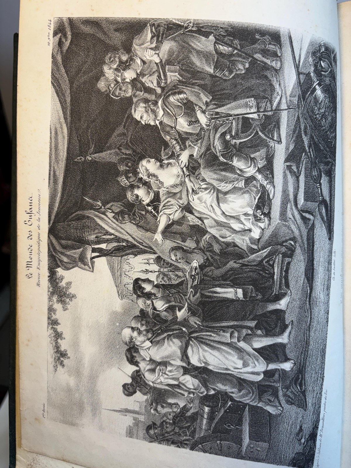 Le Monde Des Enfants Revue Encyclopédique Illustrée De La Jeunesse Approuvée Par Le Conseil Royal De L’instruction Publique Sous La Direction De M. Alexandre De Saillet. Translated: The World Of Children Illustrated Encyclopedic Review For The Youth Approved By The Royal Council Of Public Instruction Under The Direction Of Mr. Alexandre De Saillet — photograph 6.