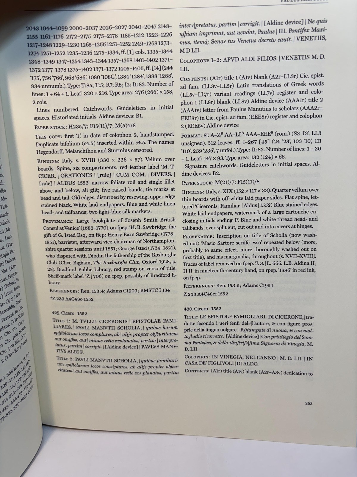 The Aldine Press. Catalogue of The Ahmanson-Murphy Collection of Books By or Relating to The Press in The Library of The University of California, Los Angeles Incorporating Works Recorded Elsewhere — photograph 8.