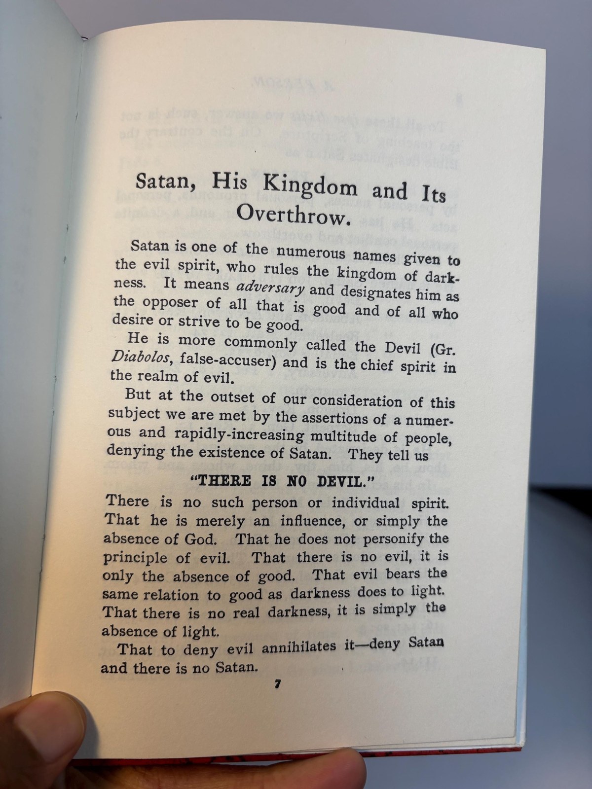 Satan, His Kingdom and Its Overthrow — photograph 6.
