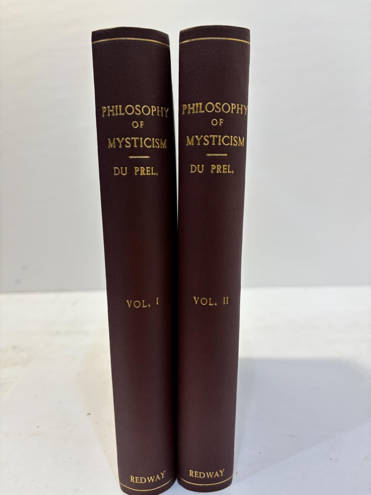 The Philosophy of Mysticism In Two Volumes. First Edition. — photograph 2.