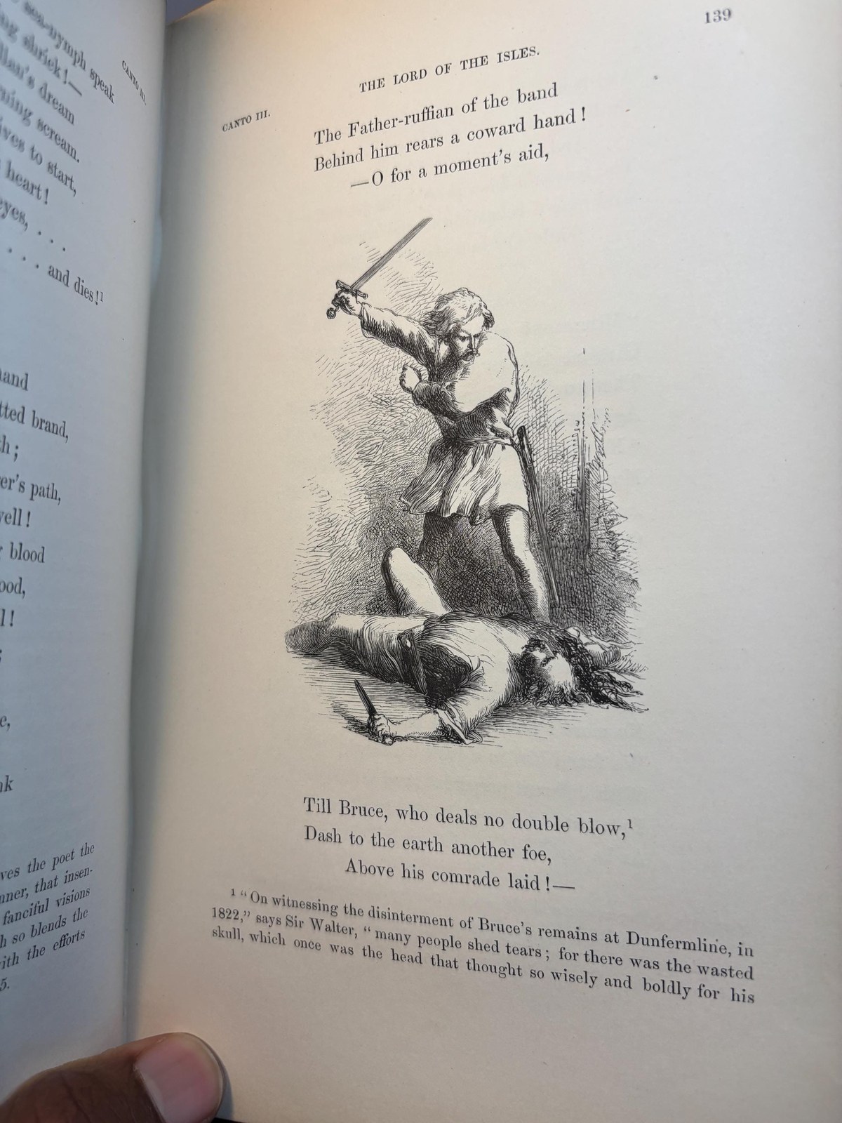 The Lord of The Isles. With all His Introductions, and The Editor's Notes. Illustrated by Numerous Engravings on Wood from Drawings by Birket Foster and John Gilbert. — photograph 5.
