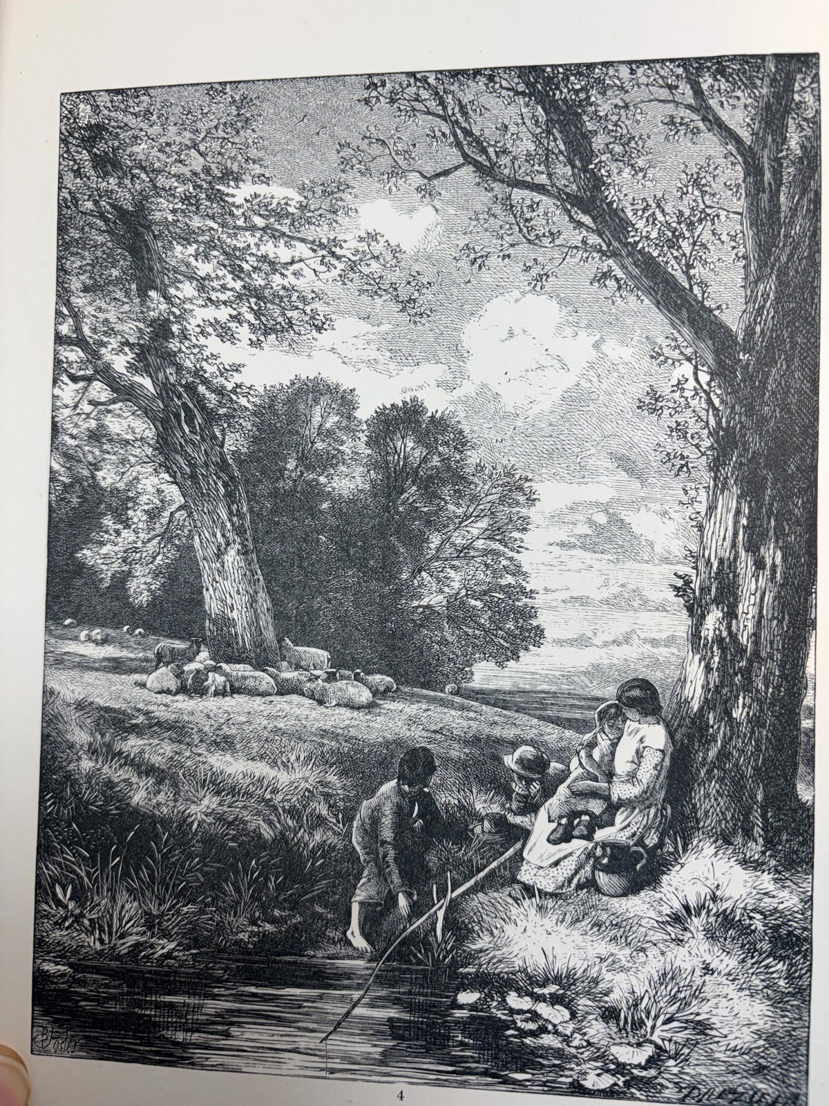 Birket Foster's Pictures of English Landscape. (Engraved by the Brothers Dalziel.) With Pictures in Words by Tom Taylor. — photograph 7.