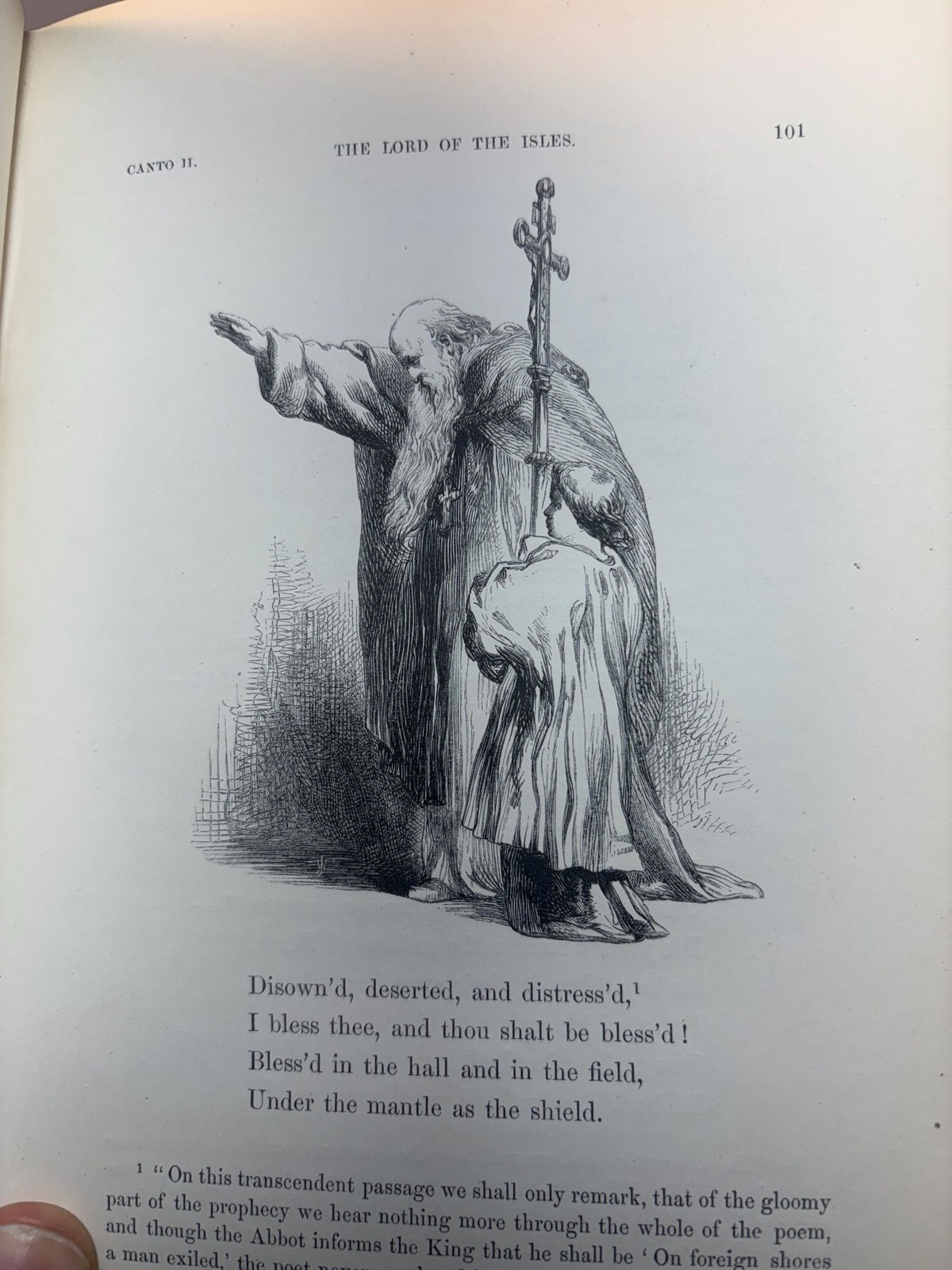 The Lord of The Isles. With all His Introductions, and The Editor's Notes. Illustrated by Numerous Engravings on Wood from Drawings by Birket Foster and John Gilbert. — photograph 7.
