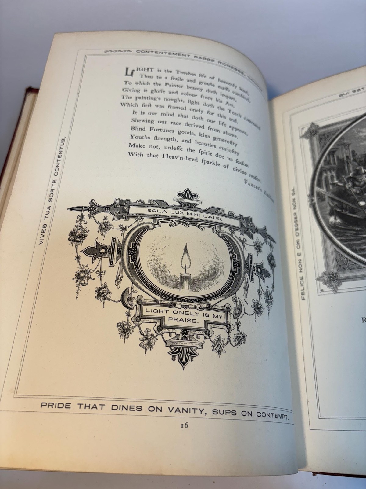 Moral Emblems with Aphorisms, Adages, and Proverbs, of All Ages and Nations, from Jacob Cats and Robert Farlie. With Illustrations Freely Rendered, From Designs Found In Their Works, by John Leighton, F.S.A. … — photograph 6.