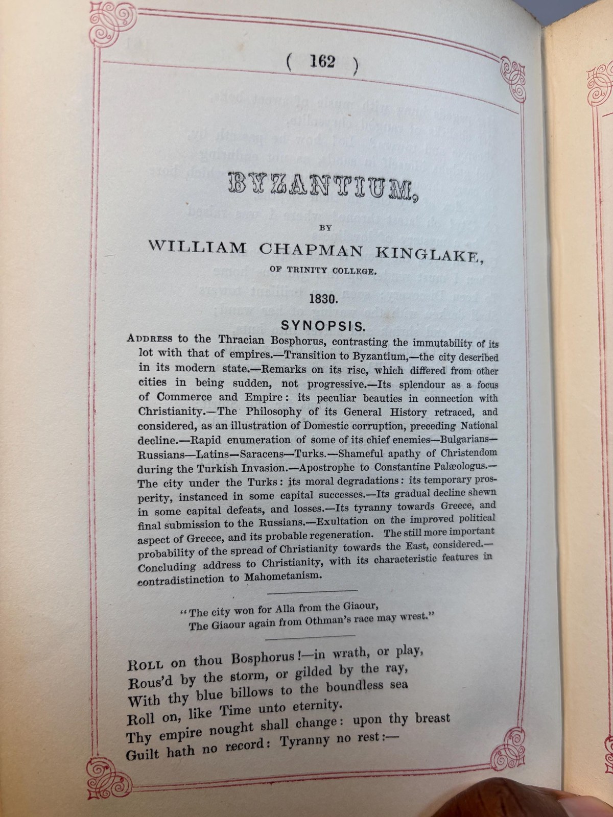 A Complete Collection of The English Poems Which Have Obtained The Chancellor's Gold Medal in The University of Cambridge. New and Enlarged Edition. — photograph 7.