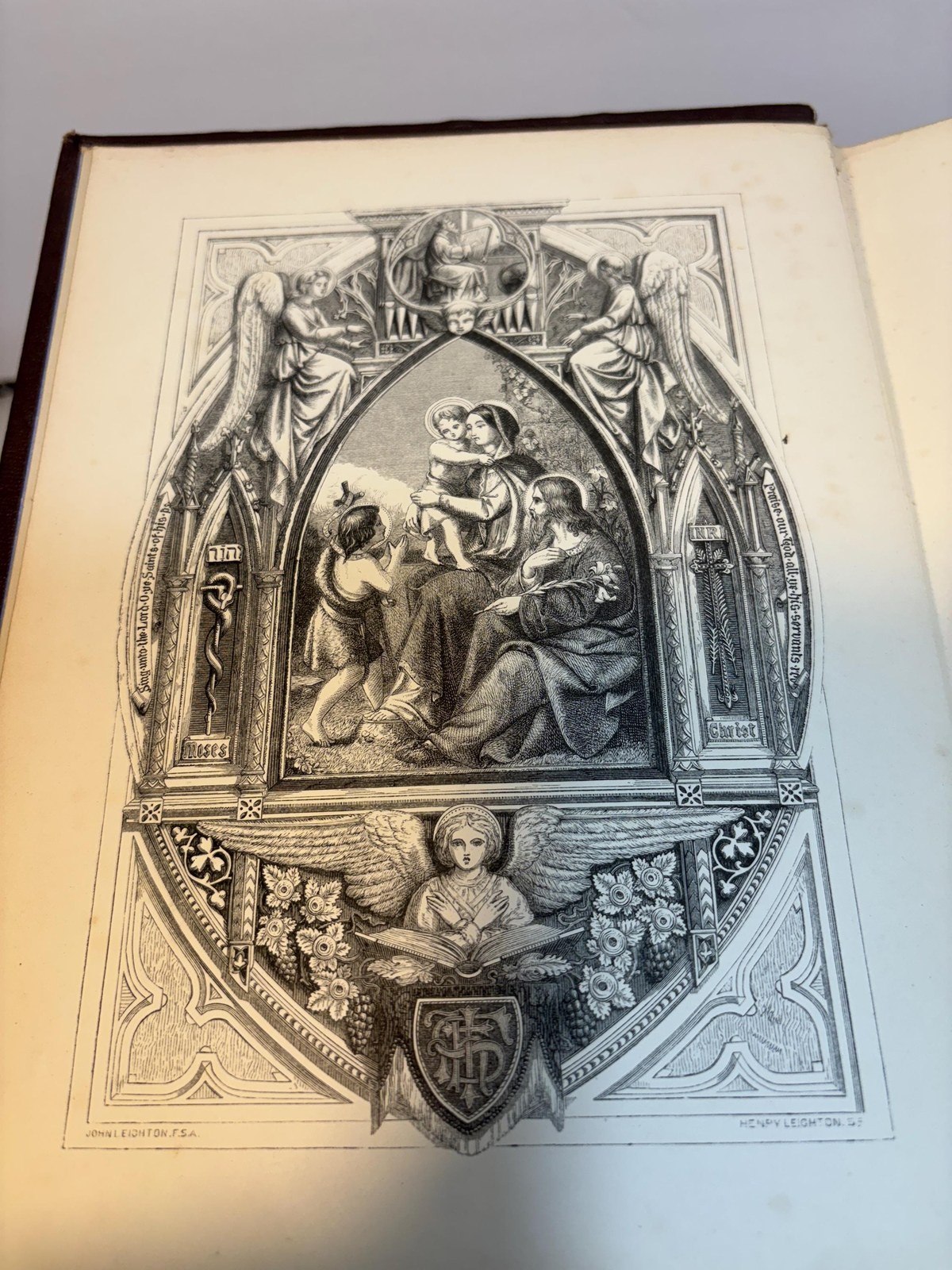 Lyra Germanica: Hymns for The Sundays & Chief Festivals of The Christian Year. Translated from The German… With Illustrations by and Engraved under the Superintendence of John Leighton, F.S.A. — photograph 4.