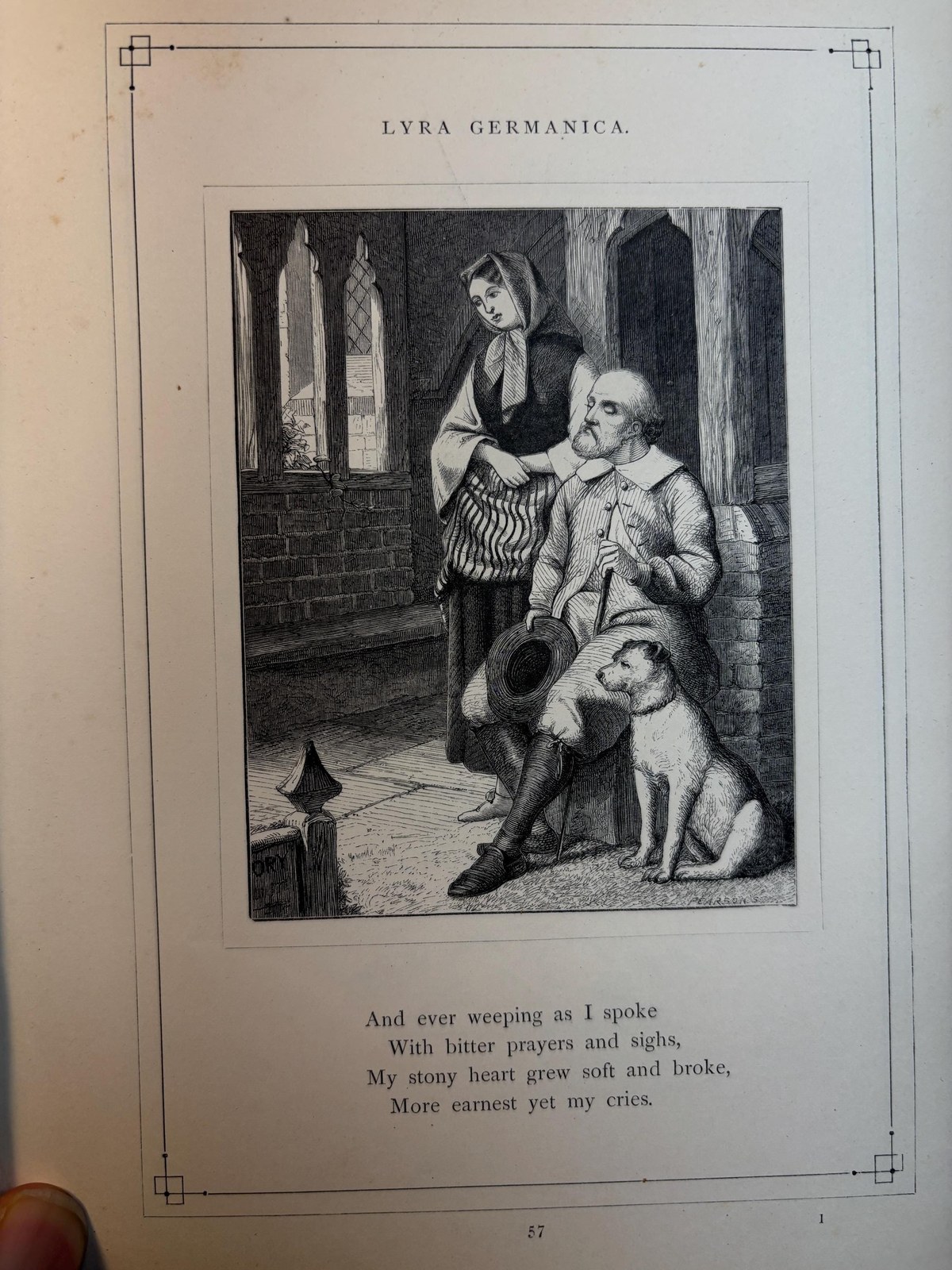 Lyra Germanica: Hymns for The Sundays & Chief Festivals of The Christian Year. Translated from The German… With Illustrations by and Engraved under the Superintendence of John Leighton, F.S.A. — photograph 6.