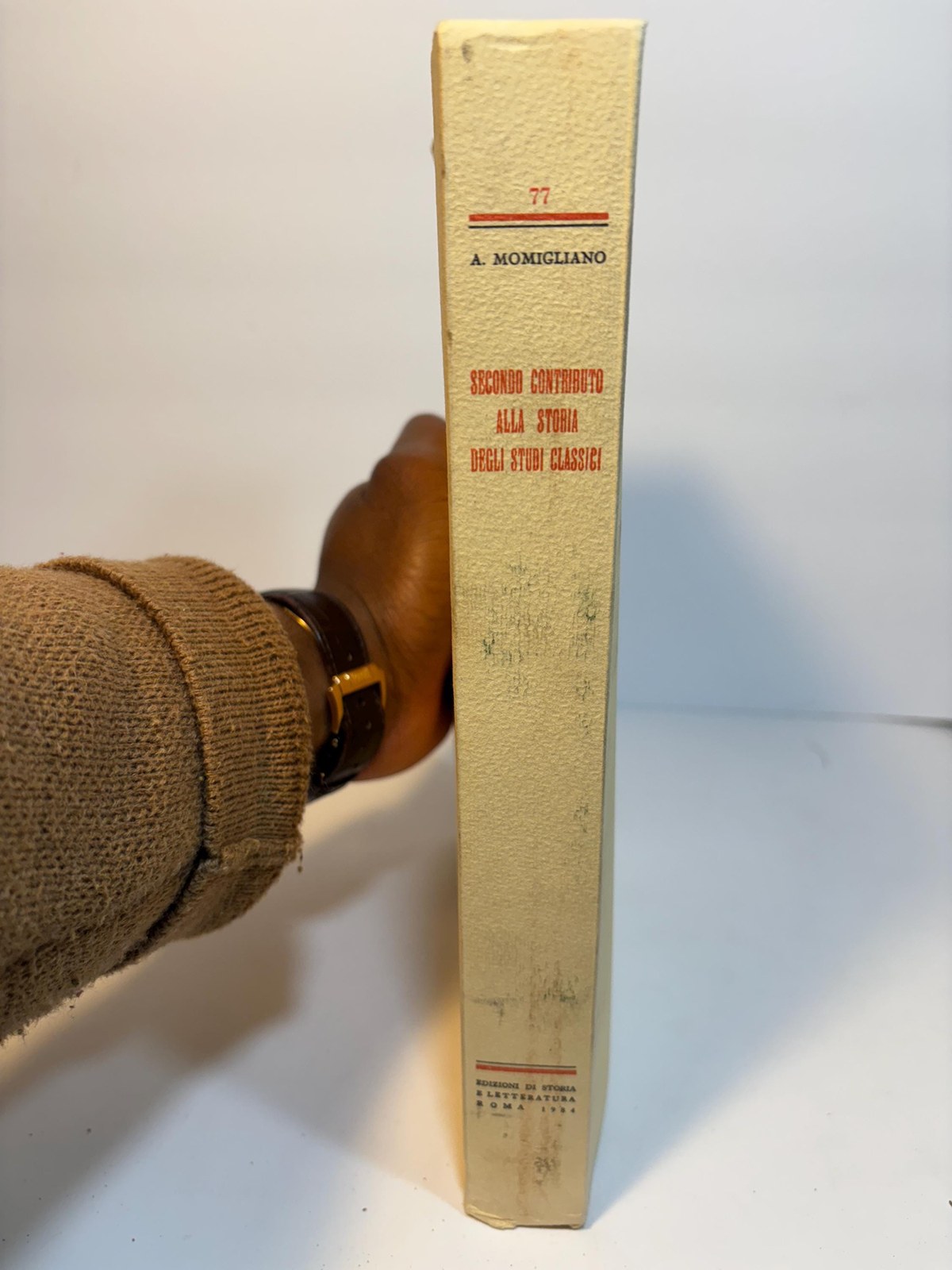 Secondo Contributo Alla Storia Degli Studi Classici #77 Translated: Second Contribution to the History of Classical Studies #77 — photograph 2.