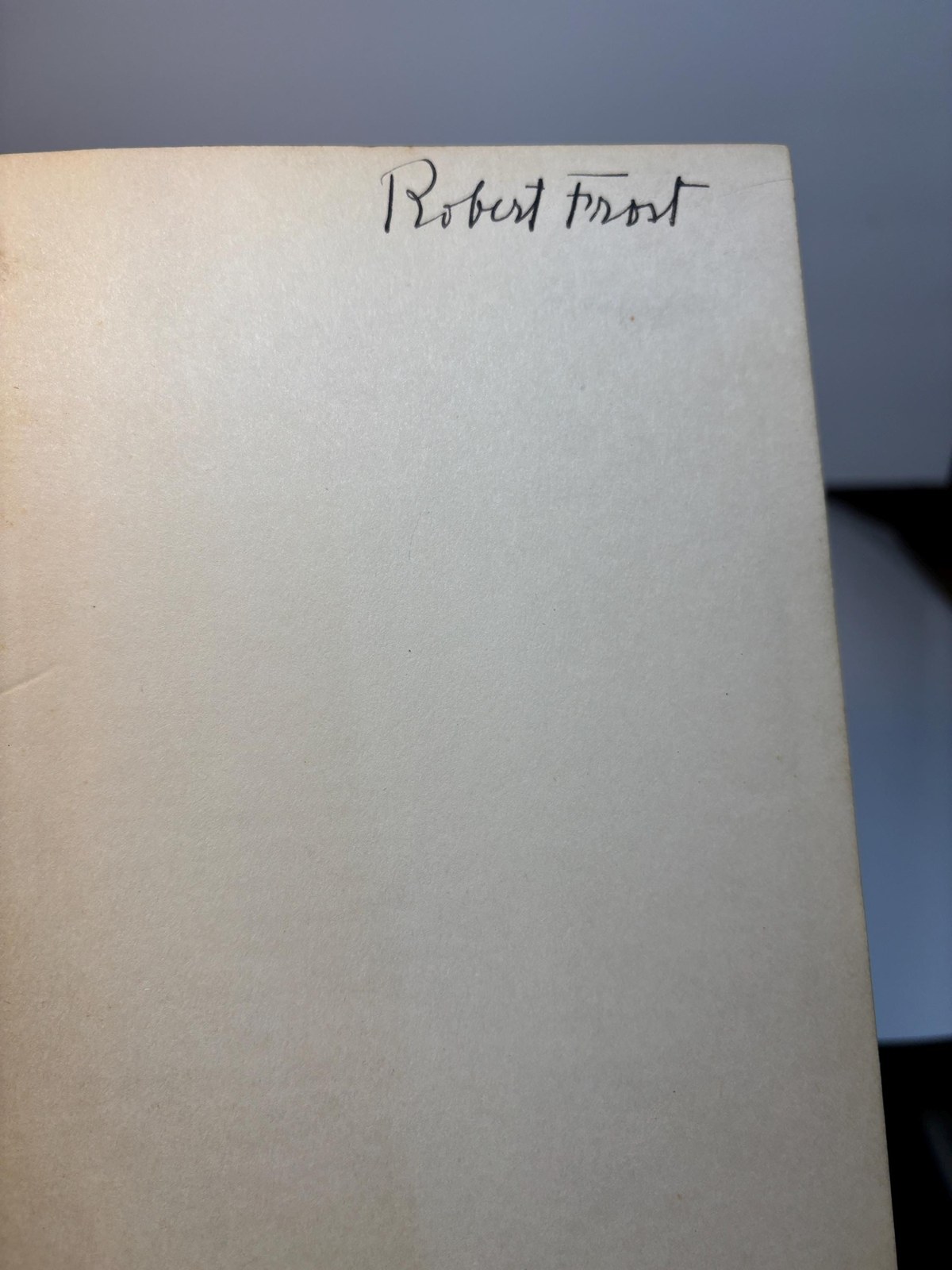 Selected Poems. New Edition. Autographed by Robert Frost. — photograph 2.