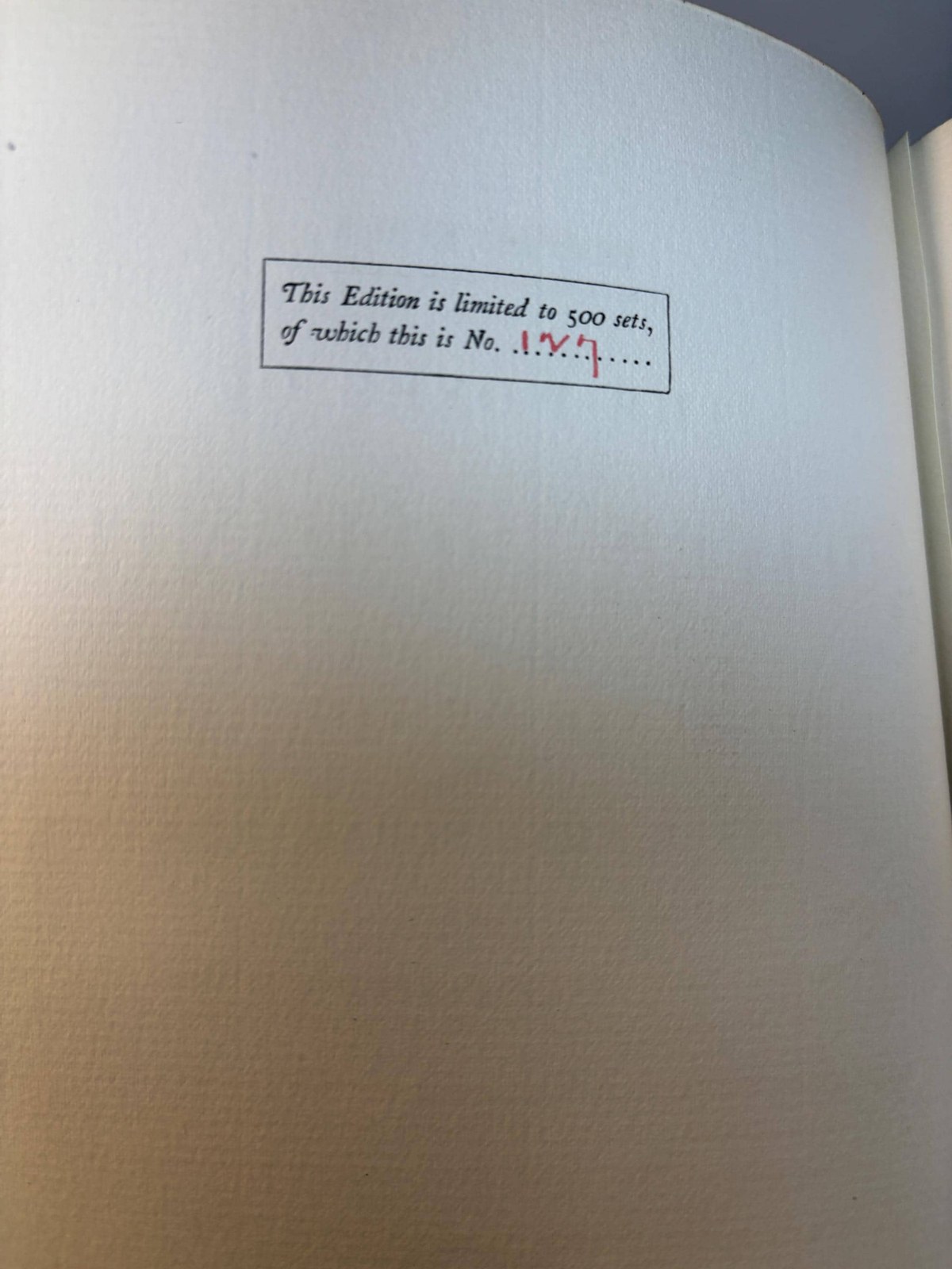 The Works of Oliver Goldsmith. Wakefield Edition. Limited Edition #127/500. Vol. VII — photograph 6.