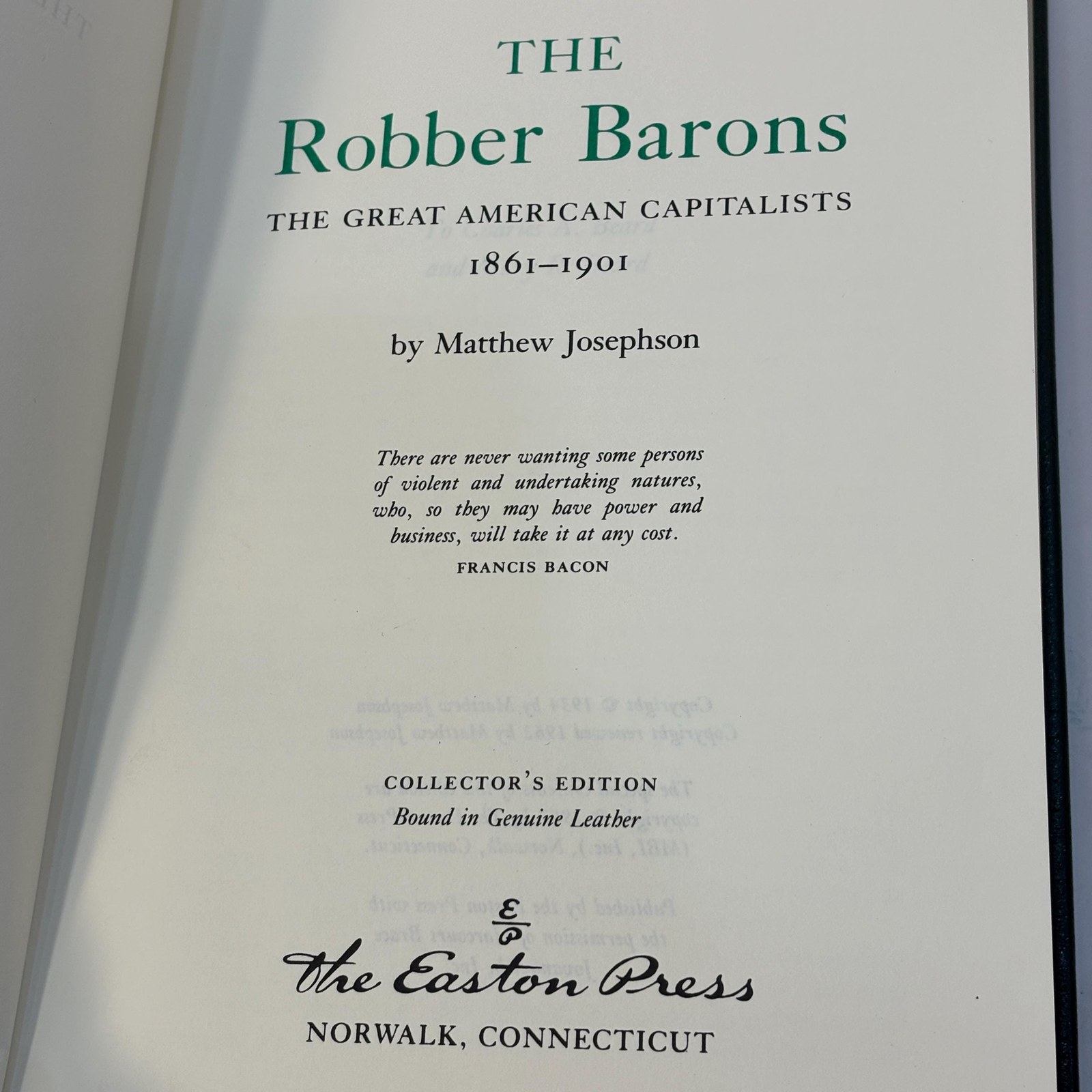 The Robber Barons. — photograph 2.