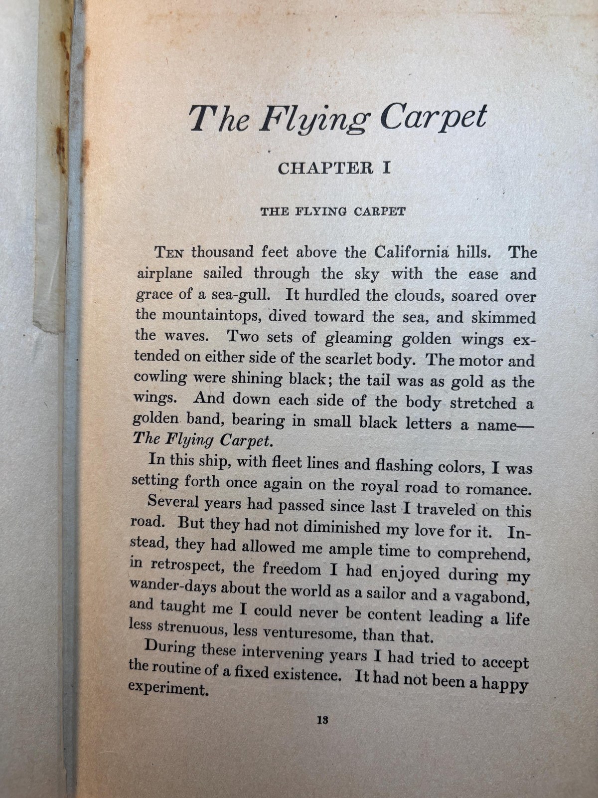 The Flying Carpet, Stated First Edition, Presentation Copy inscribed by Author — photograph 7.