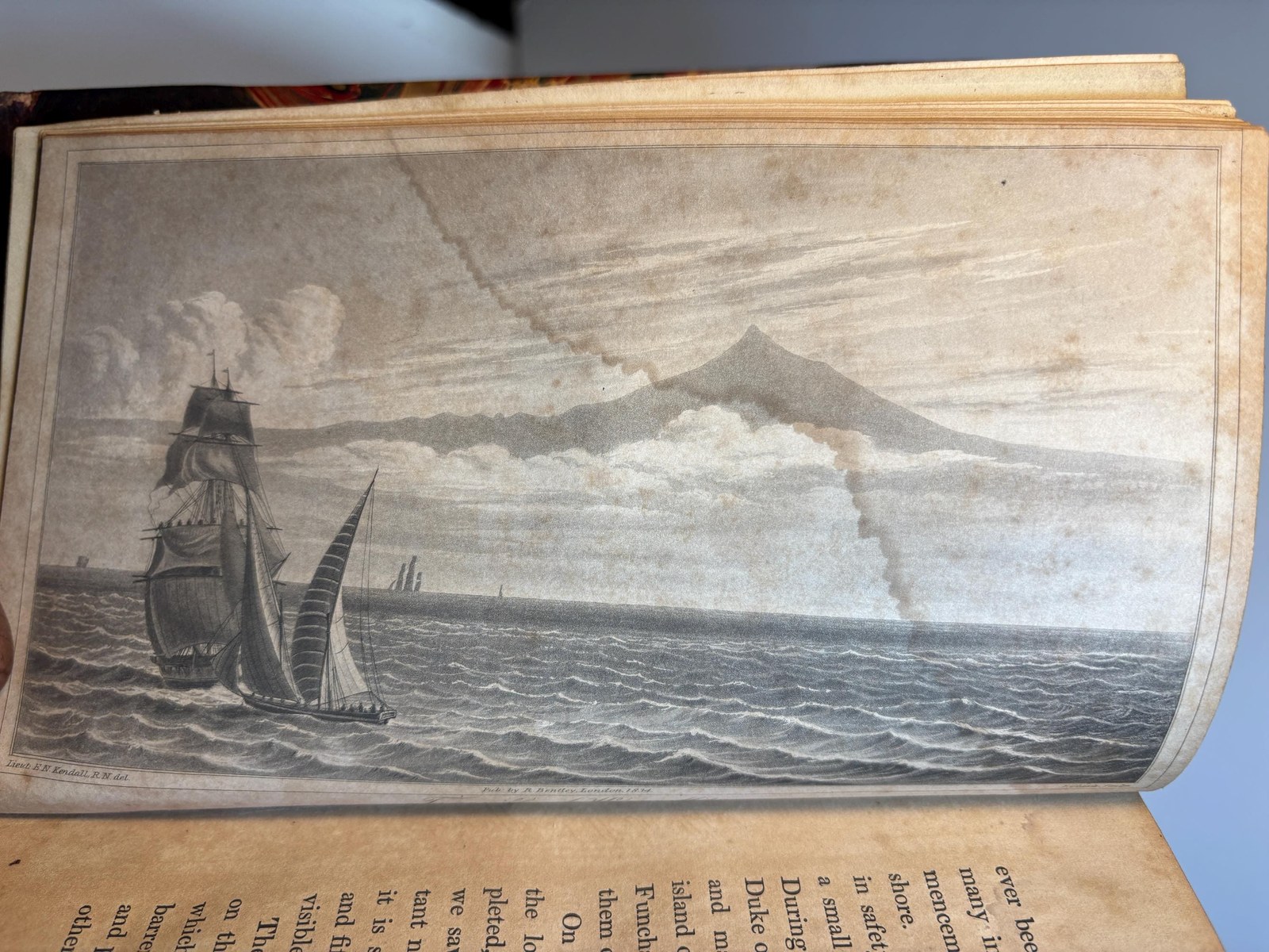 Narrative of A Voyage to The Atlantic Ocean, in The Years 1828, 29, 30, Performed in H.M. Sloop Chanticleer, Under The Command of The Late Captain Henry Foster, By Order of The Lords Commisioners of The Admiralty. From the Private Journal of W.H.B. Webster, Surgeon of The Sloop. In Two Volumes. — photograph 7.