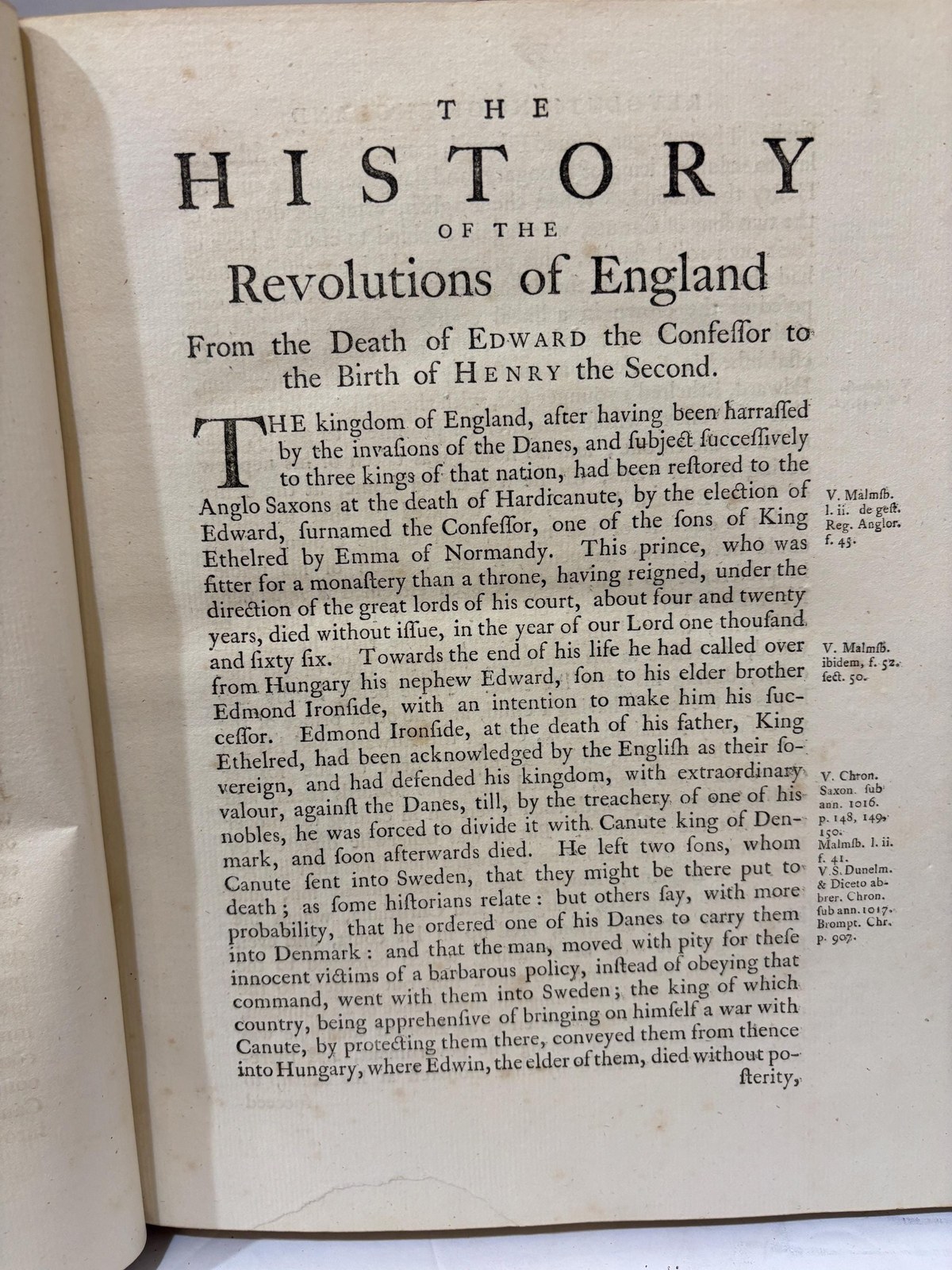 The History of The Life of King Henry The Second, and Of The Age in Which He Lived, In Five Books: To Which is Prefixed, A History of The Revolutions of England From the Death of Edward the Confessor to The Birth of Henry The Second:.. The Second Edition — photograph 4.