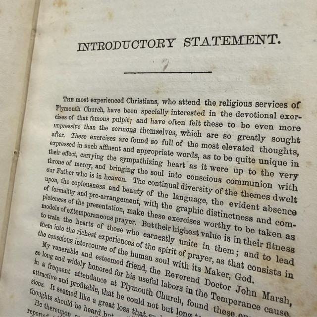 Prayers from Plymouth Pulpit, Phonographically Reported, Eighth Edition, — photograph 3.