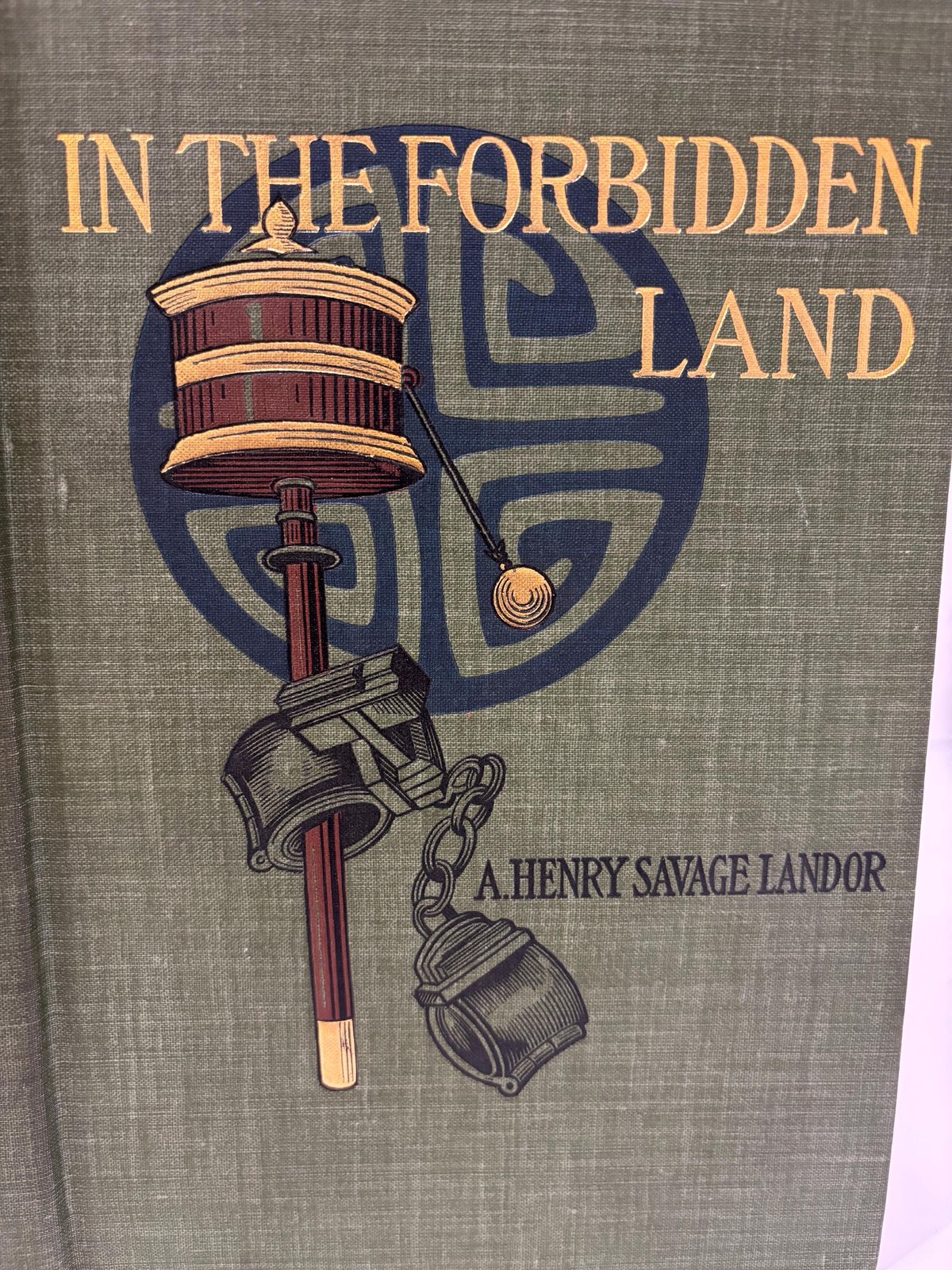 In the Forbidden Land, an Account of a Journey into Tibet Capture by the Tibetan Lamas and Soldiers, Imprisonment, Torture and Ultimate Release brought about by Dr. Wilson and The Political Peshkar Karak Sing-Pal, With the Government Enquiry and Report and Other Official Documents by J. Larkin, Esq., Deputed by the Government of India. With 1 Photogravure, 8 Colored Plates, 50 Full Page and about 150 Text Illustrations, and a Map from Surveys by The Author. In Two Volumes. — photograph 3.