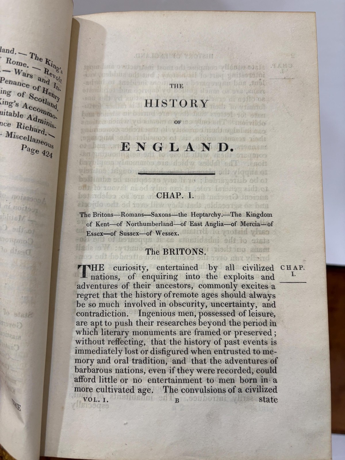 The History of England, From The Invasion of Julius Caesar to The Revolution in 1688. In Eight Volumes. A New edition, With The Author's Last Corrections and Improvements. To Which is Prefixed, A Short Account of His Life, Written by Himself. — photograph 6.