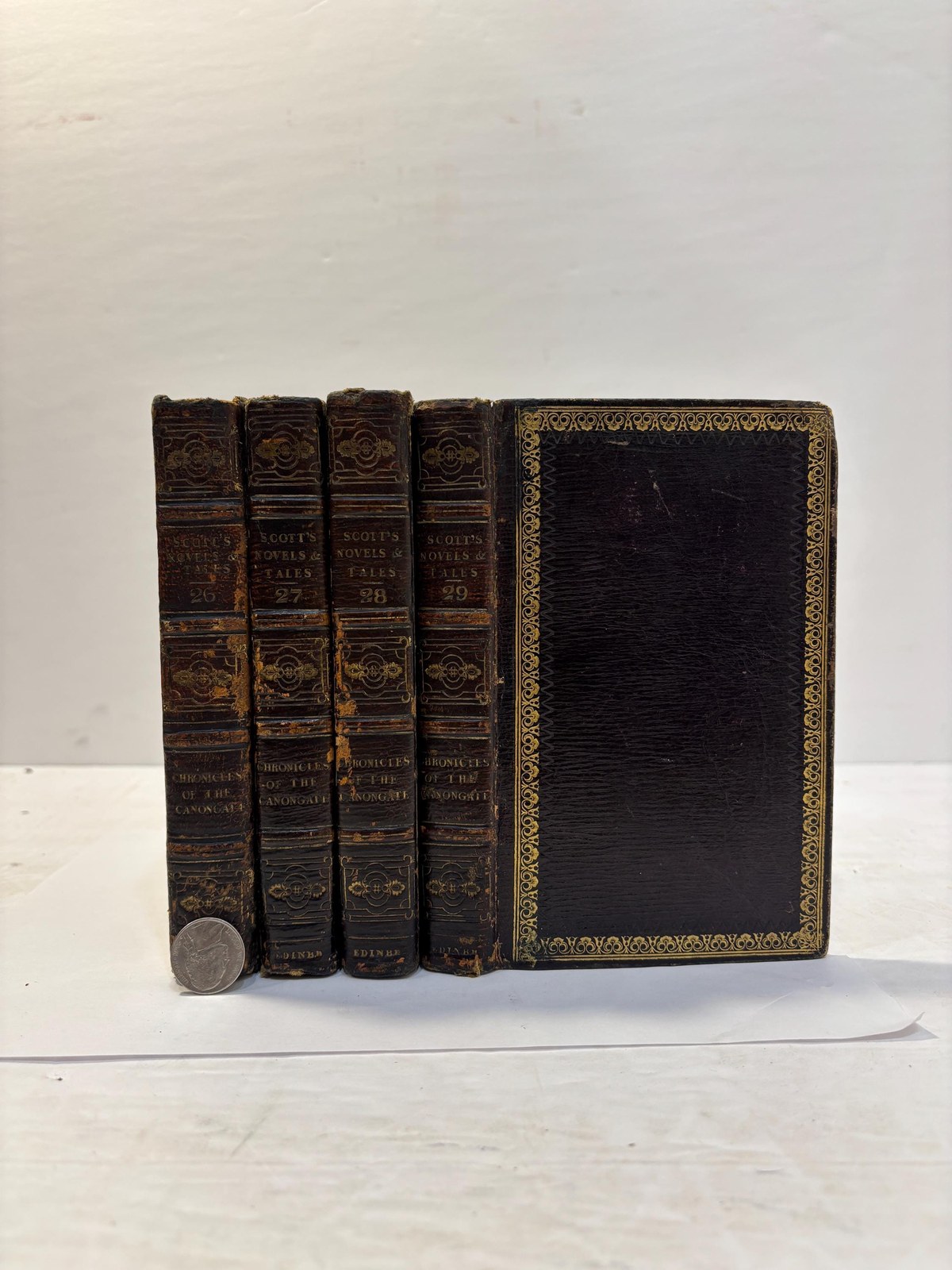 Chronicles of The Canongate. Second Series, In Three Volumes + Vol.II. of First Series — photograph 2.