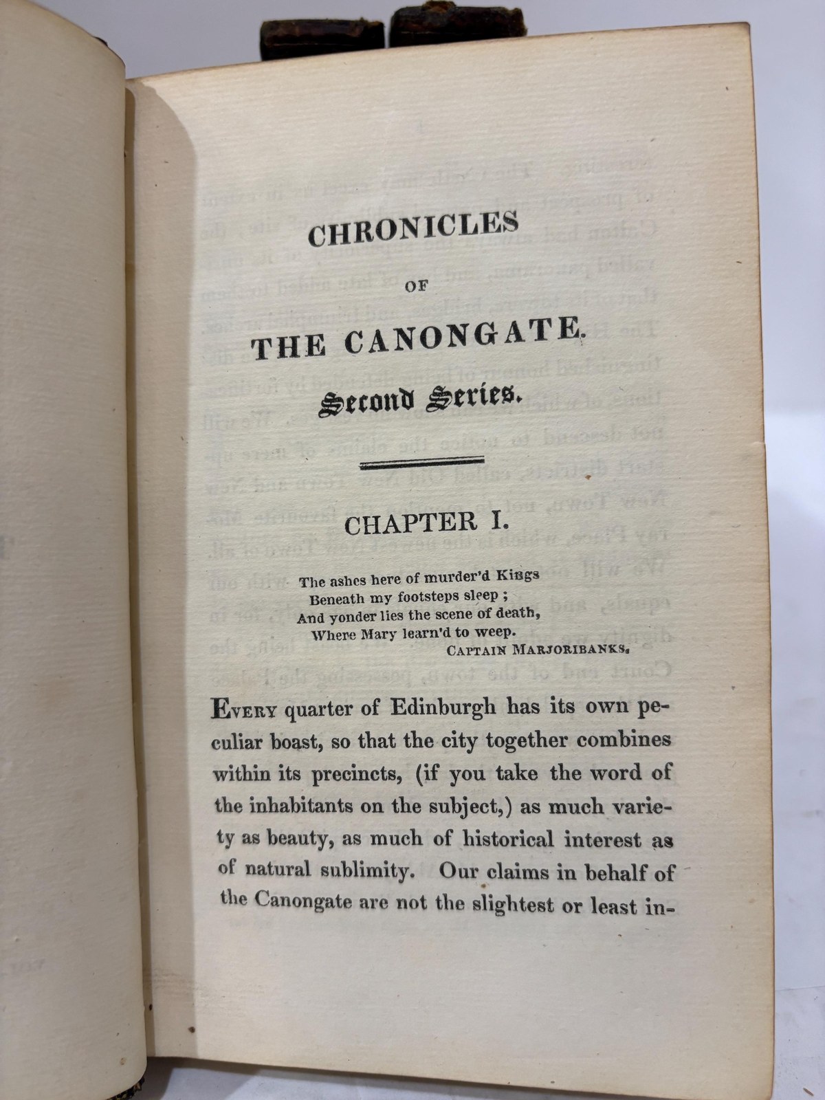 Chronicles of The Canongate. Second Series, In Three Volumes + Vol.II. of First Series — photograph 5.