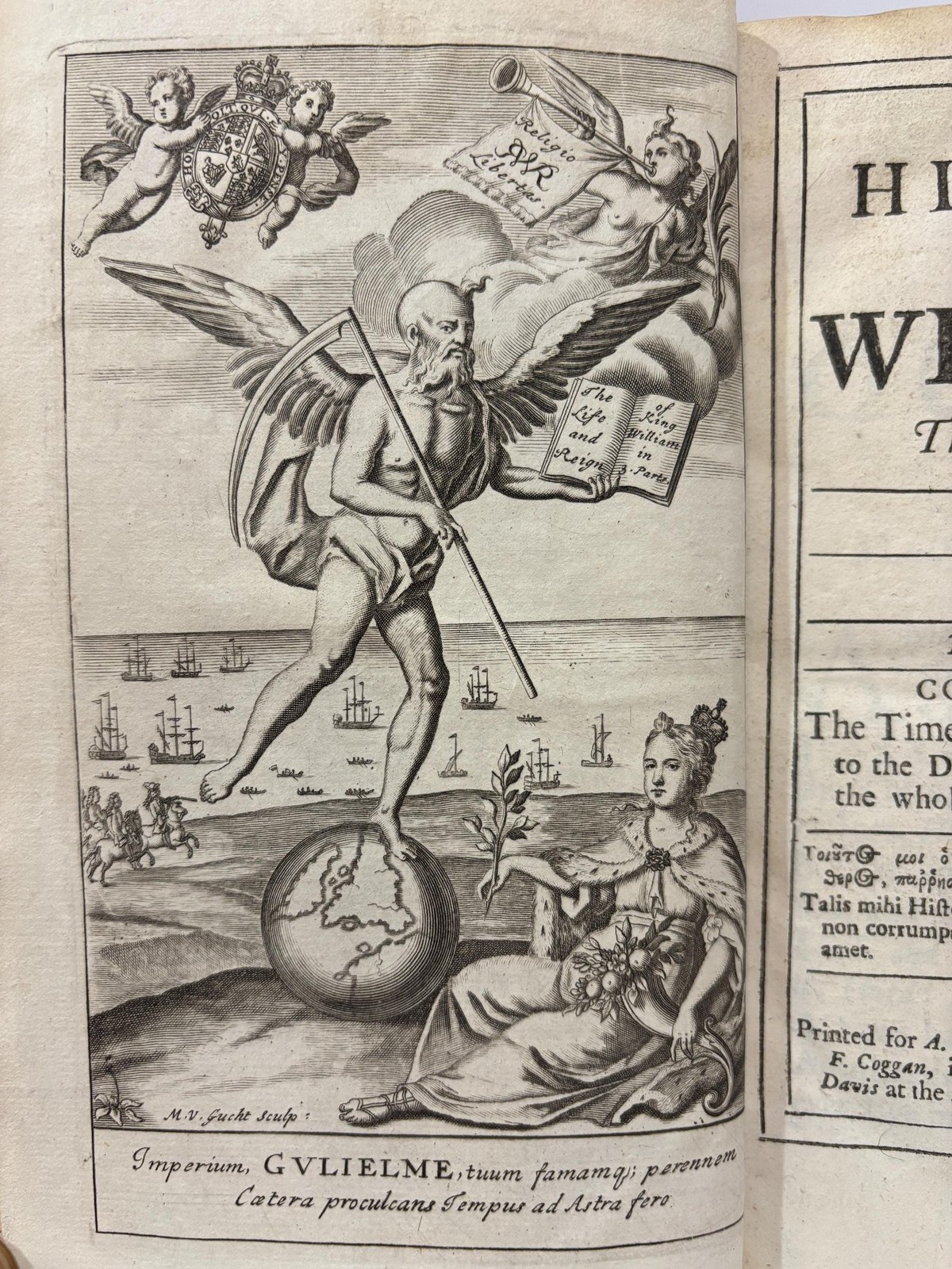 The History of King William The Third, Comprehending The Time From His Majesty's Birth, To The Death of King Charles II. And The Whole Reign of King James II. In III Parts. The Second Edition — photograph 3.