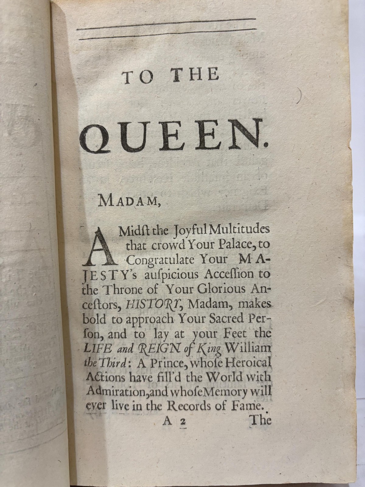 The History of King William The Third, Comprehending The Time From His Majesty's Birth, To The Death of King Charles II. And The Whole Reign of King James II. In III Parts. The Second Edition — photograph 5.