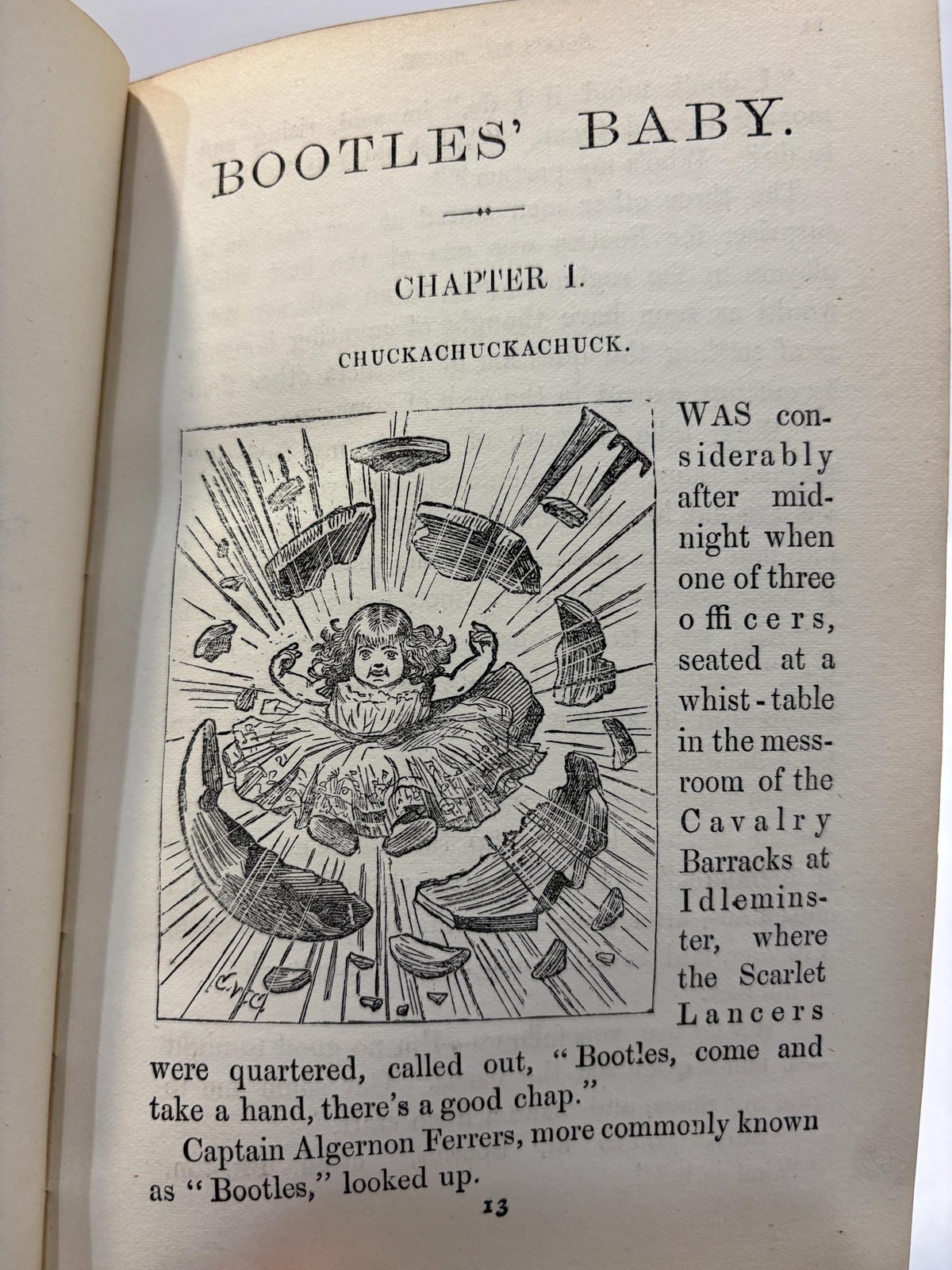 Bootle's Baby. A Story of The Scarlet Lancers. Illustrated by W. Ralston. Third Edition. R.H. Porter Signed Binding. — photograph 7.