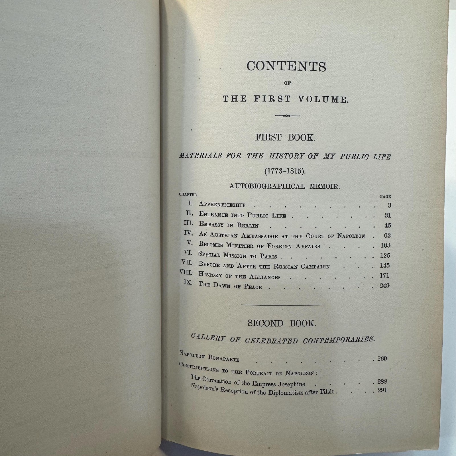 Memoirs of Prince Metternich 1773-1815 (Vols. 1, 3, 4 of Five Only) — photograph 7.