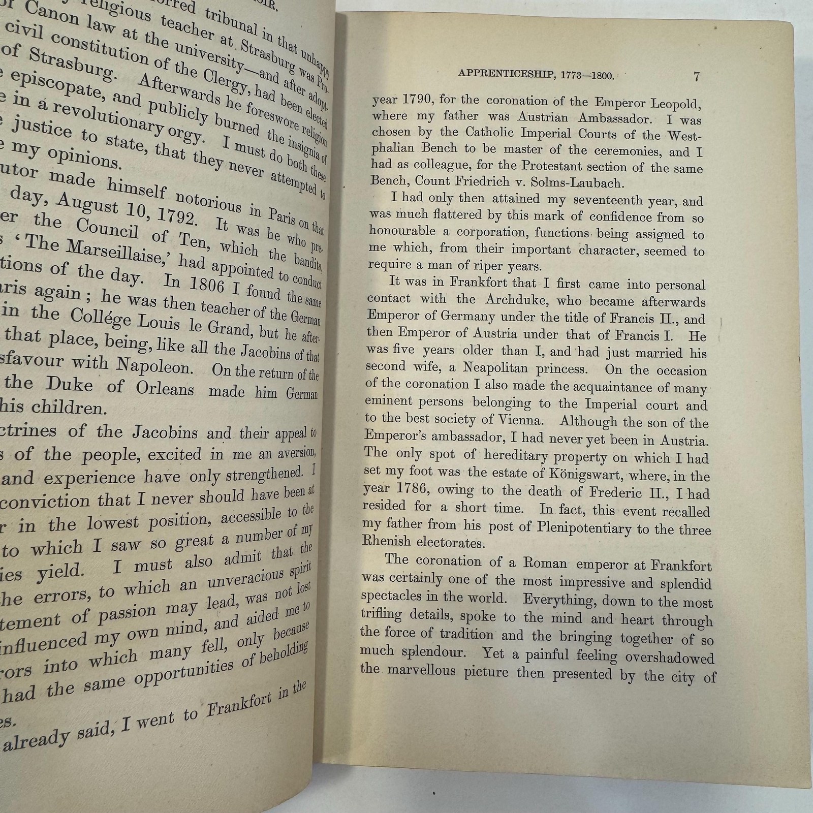 Memoirs of Prince Metternich 1773-1815 (Vols. 1, 3, 4 of Five Only) — photograph 8.