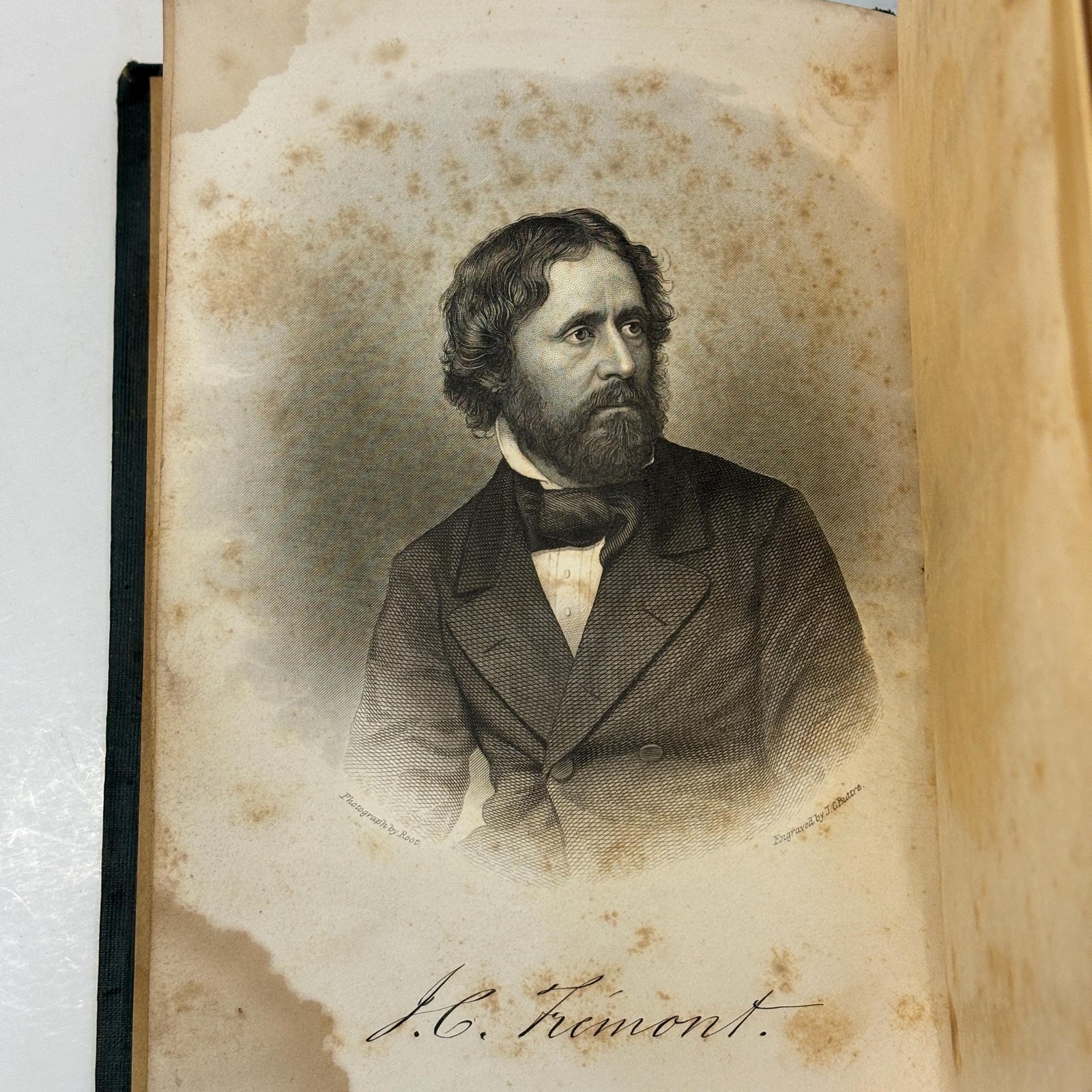 Memoir of The Life and Public Services of John Charles Fremont, Including an Account of His Explorations, Discoveries and Adventures on Five Succesive Expeditions Across The North American Continent; Voluminous Selections from His Private and Public Correspondence; His Defense Before the Court Martial, and Full Reports of His Principal Speeches in The Senate of The United States. With Printed Illustrations, and An Accurate Portrait on Steel. — photograph 4.