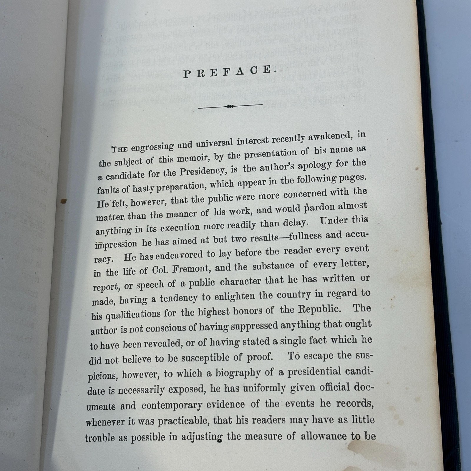 Memoir of The Life and Public Services of John Charles Fremont, Including an Account of His Explorations, Discoveries and Adventures on Five Succesive Expeditions Across The North American Continent; Voluminous Selections from His Private and Public Correspondence; His Defense Before the Court Martial, and Full Reports of His Principal Speeches in The Senate of The United States. With Printed Illustrations, and An Accurate Portrait on Steel. — photograph 6.
