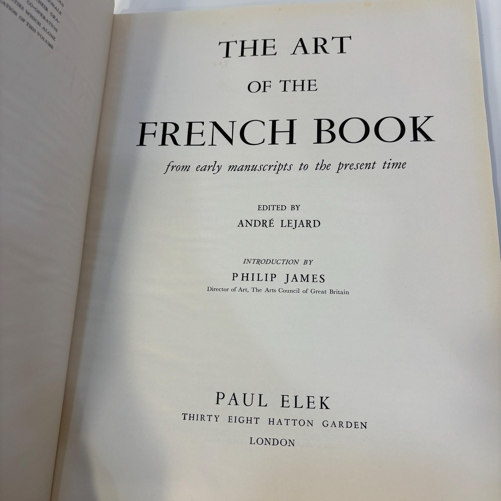 The Art of The French Book, From Early Manuscripts to The Present Time — photograph 3.