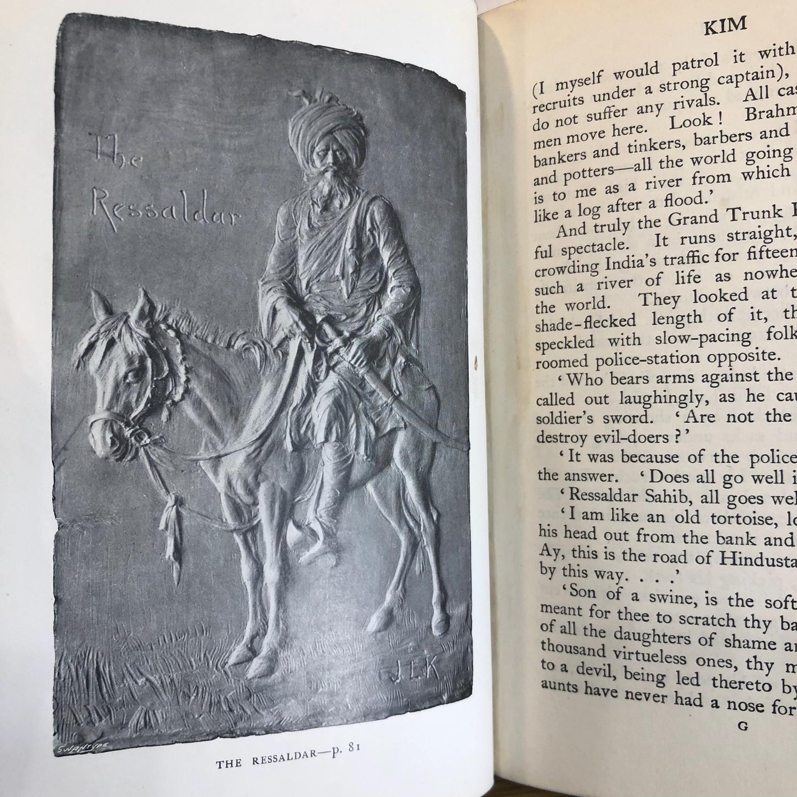 Kim, Prize Binding, The Dominions Edition, Illustrated — photograph 8.