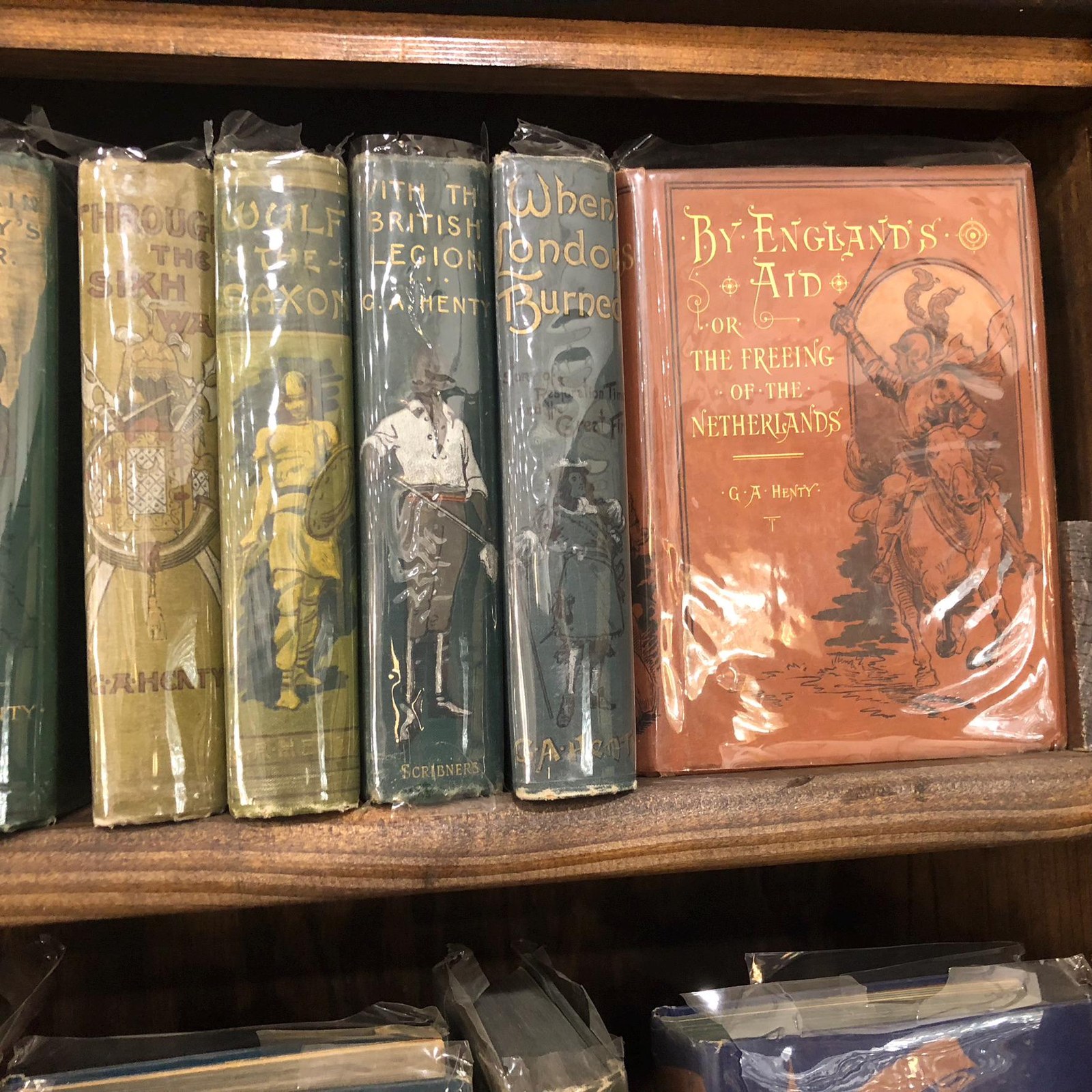 The Works of G.A. Henty. Thirty-Two Volumes of Historical Fiction by George Alfred (G.A.) Henty, 1893-1902 — photograph 10.