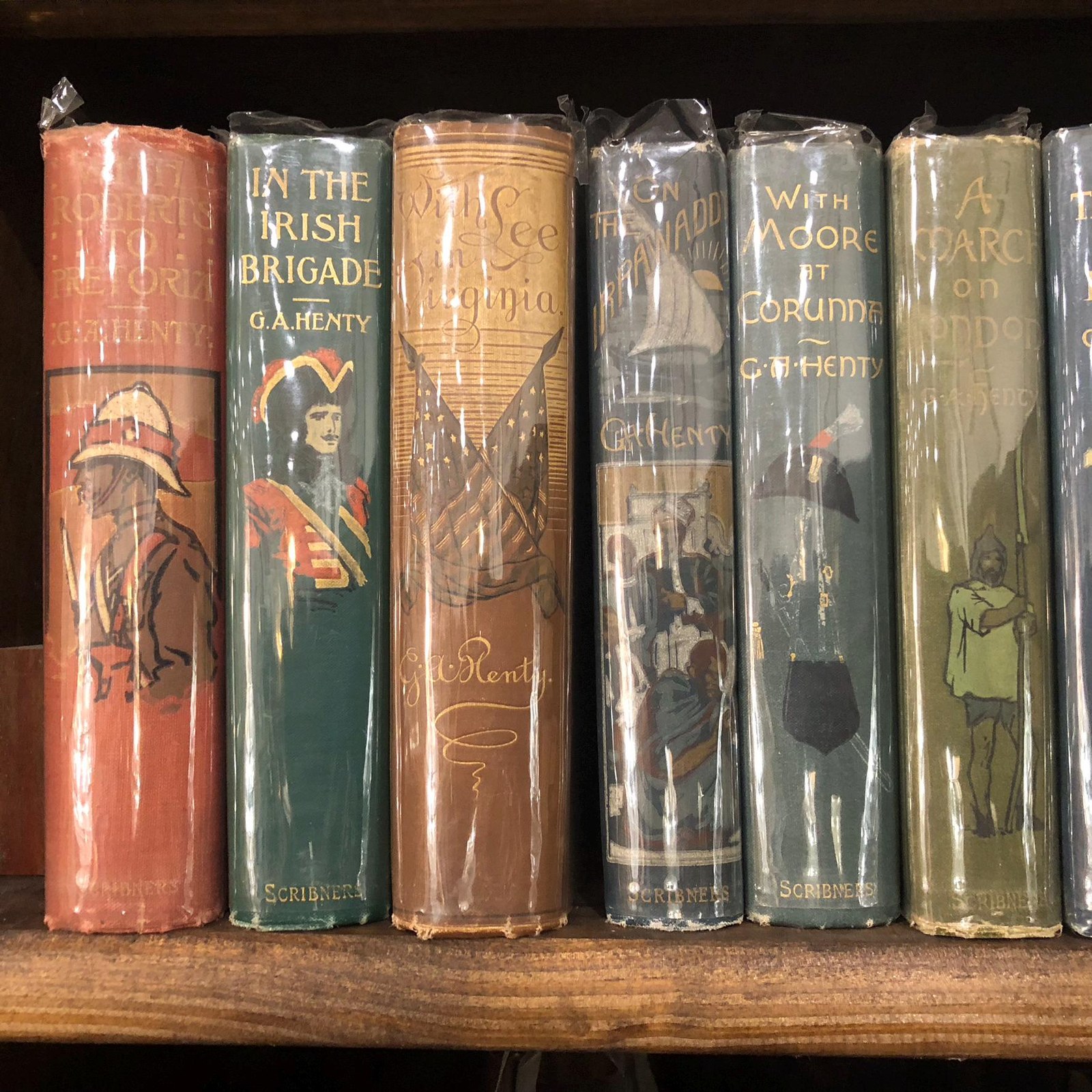 The Works of G.A. Henty. Thirty-Two Volumes of Historical Fiction by George Alfred (G.A.) Henty, 1893-1902 — photograph 4.