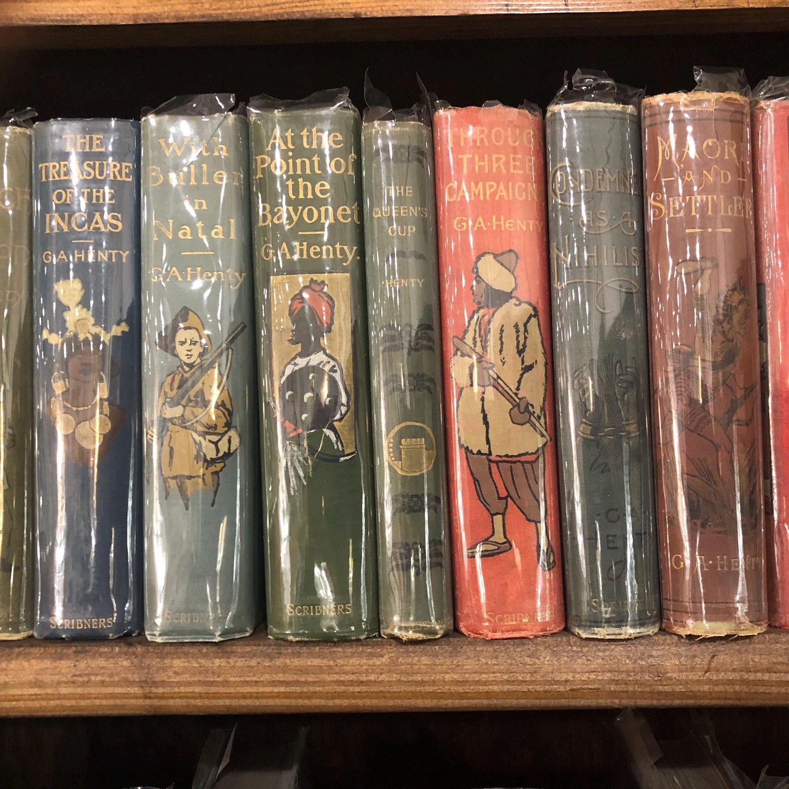 The Works of G.A. Henty. Thirty-Two Volumes of Historical Fiction by George Alfred (G.A.) Henty, 1893-1902 — photograph 7.