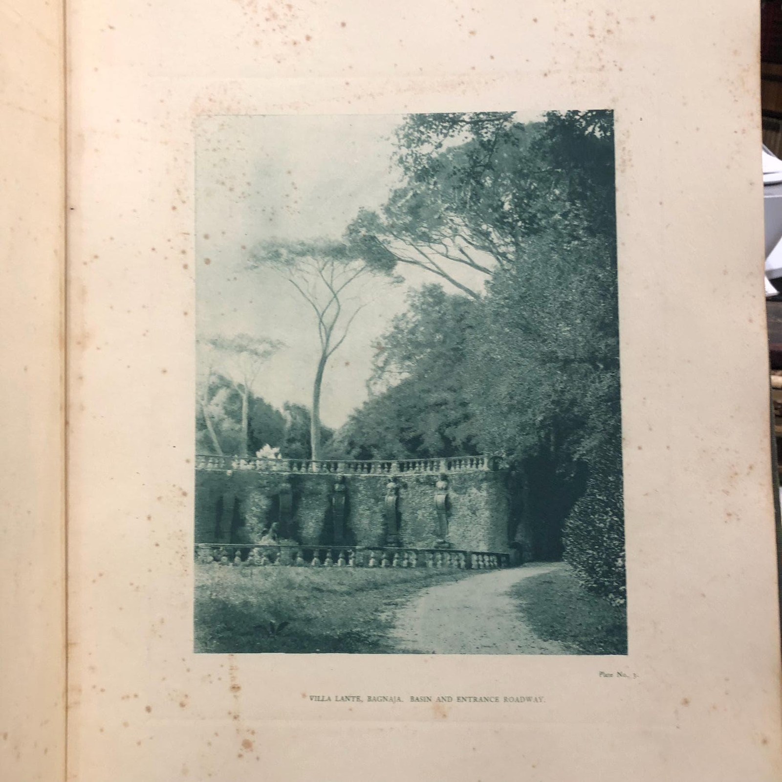 Architectural Gardens of Italy. A Series of Photogravure Plates from Photographs Made For and Selected by A. Hollanmd Forbes, Editor of Architecture. In Three Parts. Edition Limited to Seven Hundred and Fifty Numbered Sets. — photograph 5.