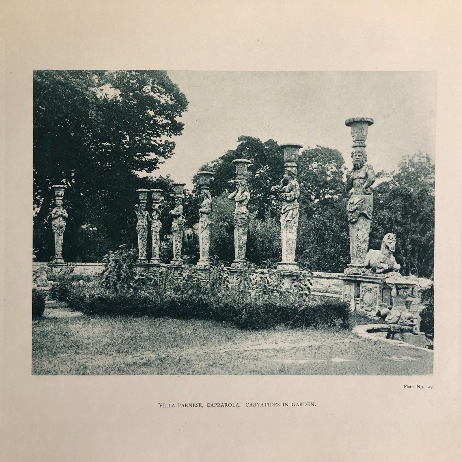 Architectural Gardens of Italy. A Series of Photogravure Plates from Photographs Made For and Selected by A. Hollanmd Forbes, Editor of Architecture. In Three Parts. Edition Limited to Seven Hundred and Fifty Numbered Sets. — photograph 7.