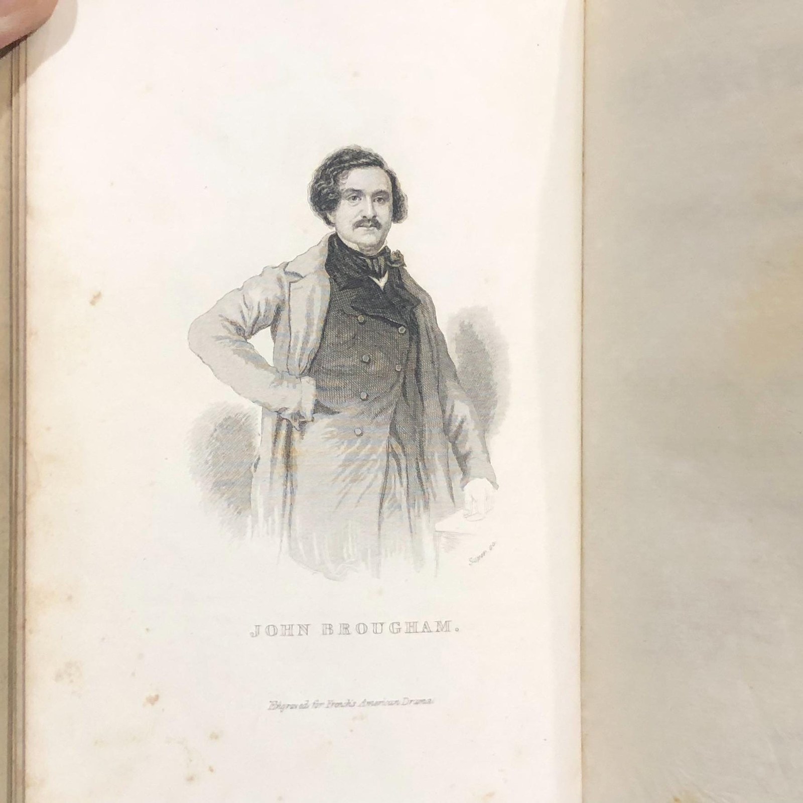 Brougham's Dramatic Works; Consisting of a Collection of Dramas, Comedies and Farces,..Selected from French's American Drama, With Portrait on Steel; And Memoir of The Author. — photograph 2.