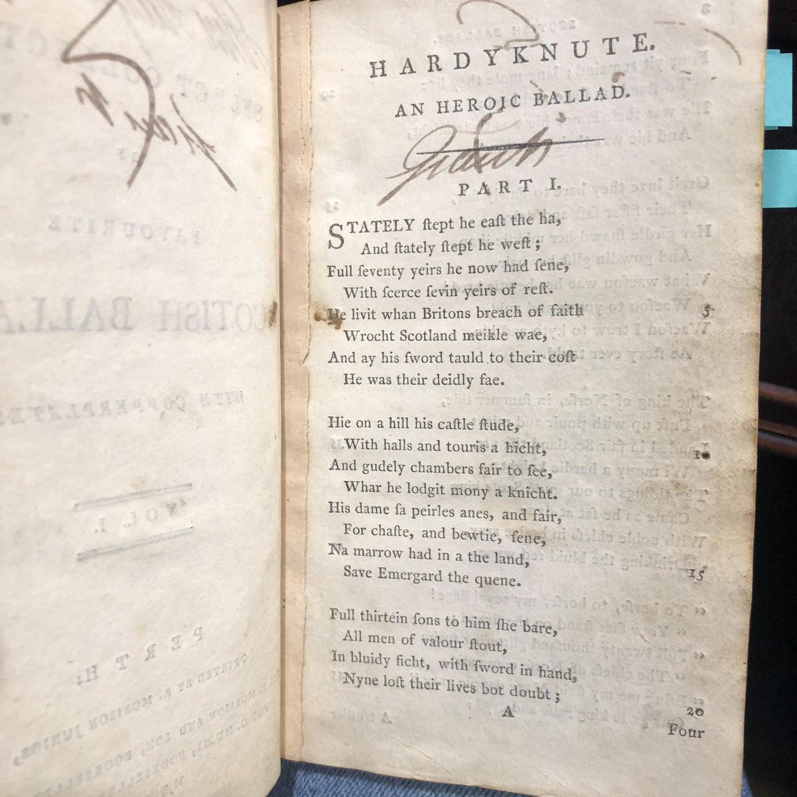 Select Collection of Favourite Scotish Ballads, With Copperplates. Vol.I. - Vol.IV. — photograph 6.