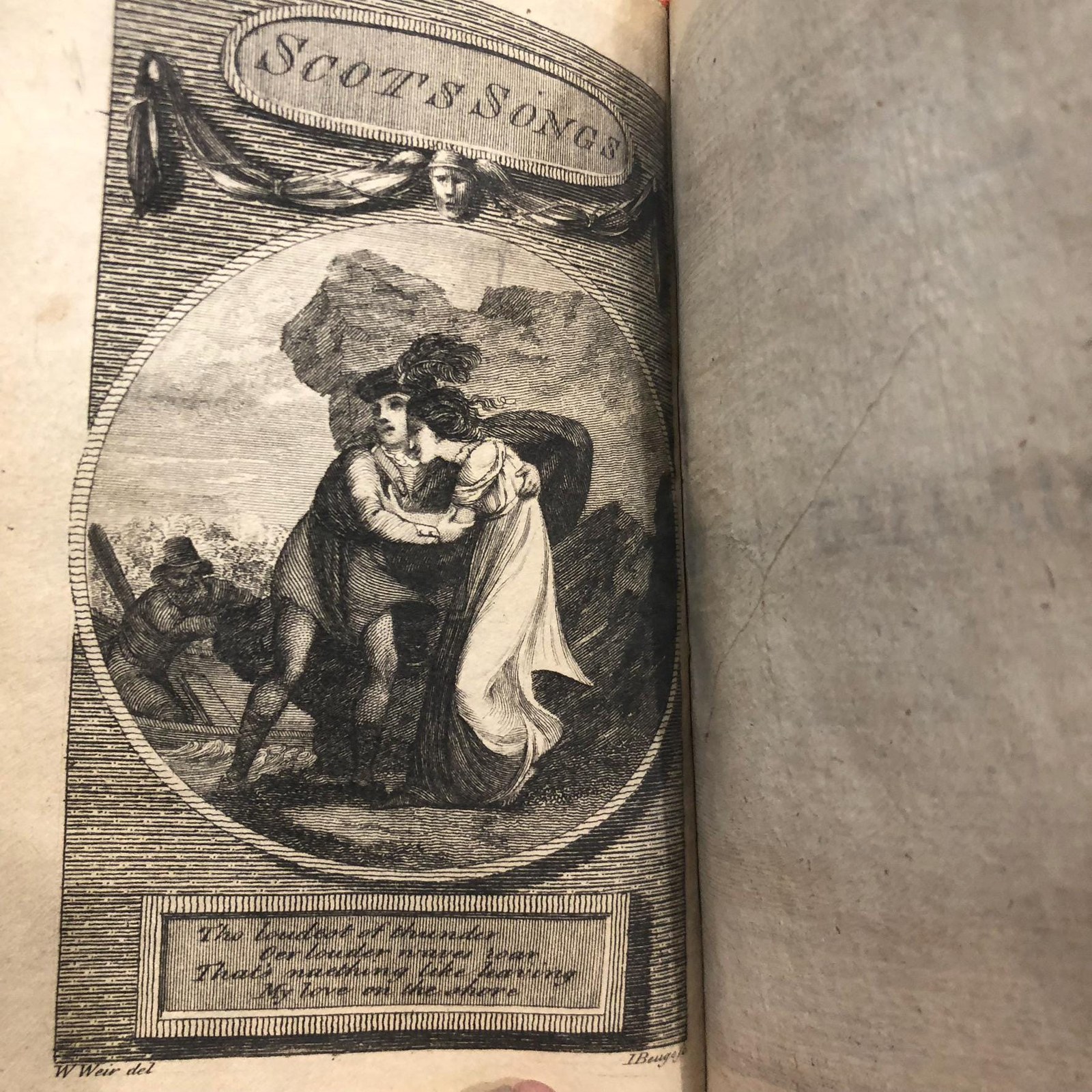 Select Collection of Favourite Scotish Ballads, With Copperplates. Vol.I. - Vol.IV. — photograph 8.