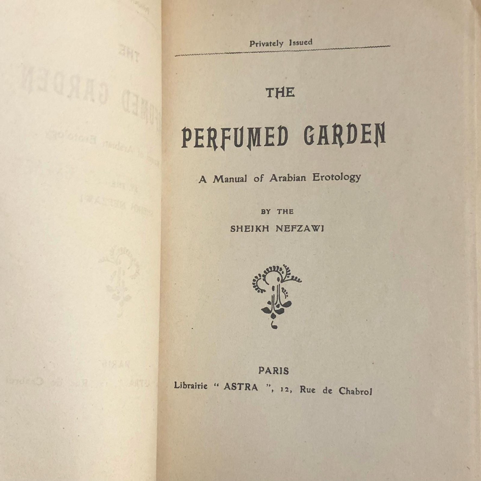 The Perfumed Garden, A Manual of Arabian Erotology — photograph 2.