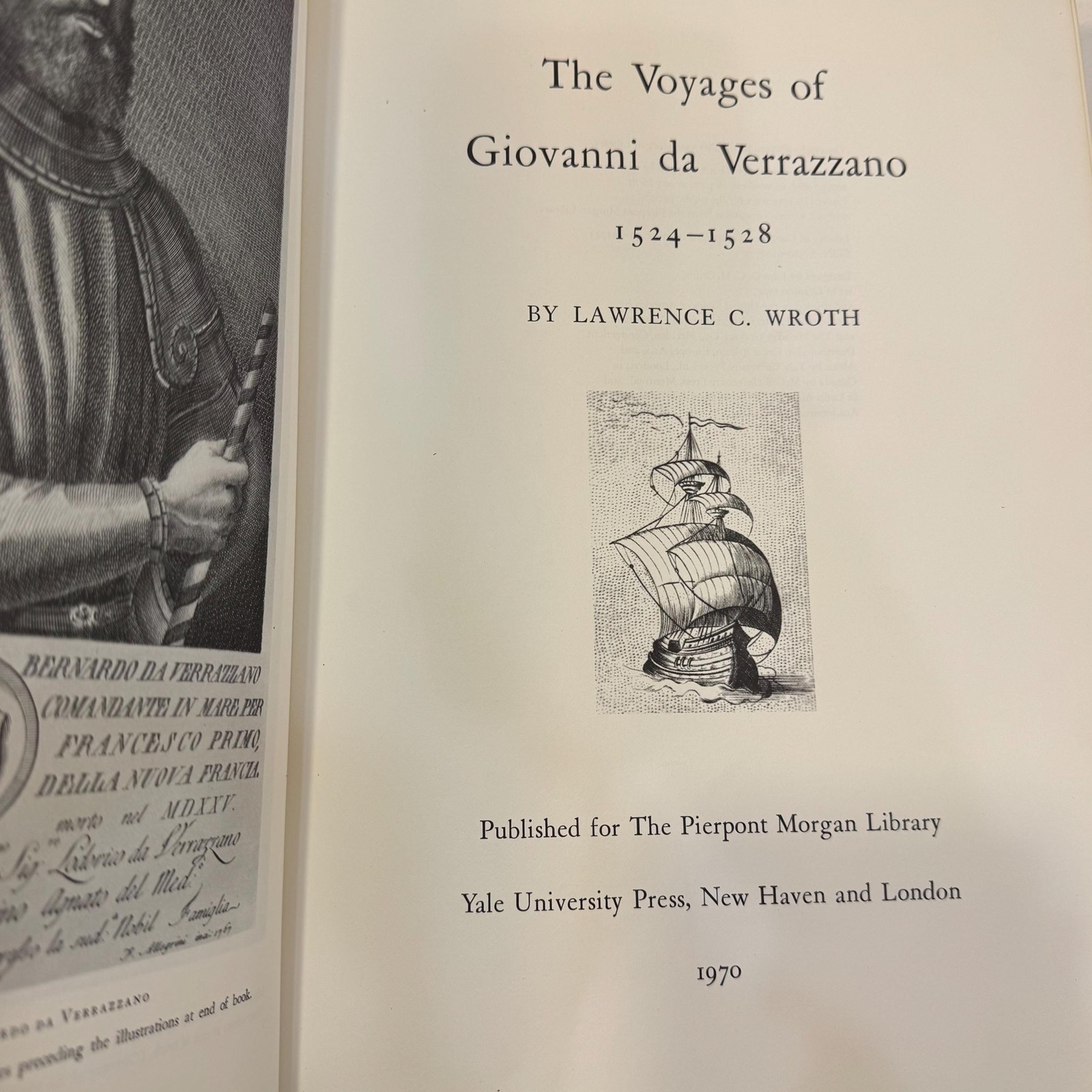 The Voyages of Giovanni da Verrazzano 1524-1528 heavily illustrated with maps — photograph 4.