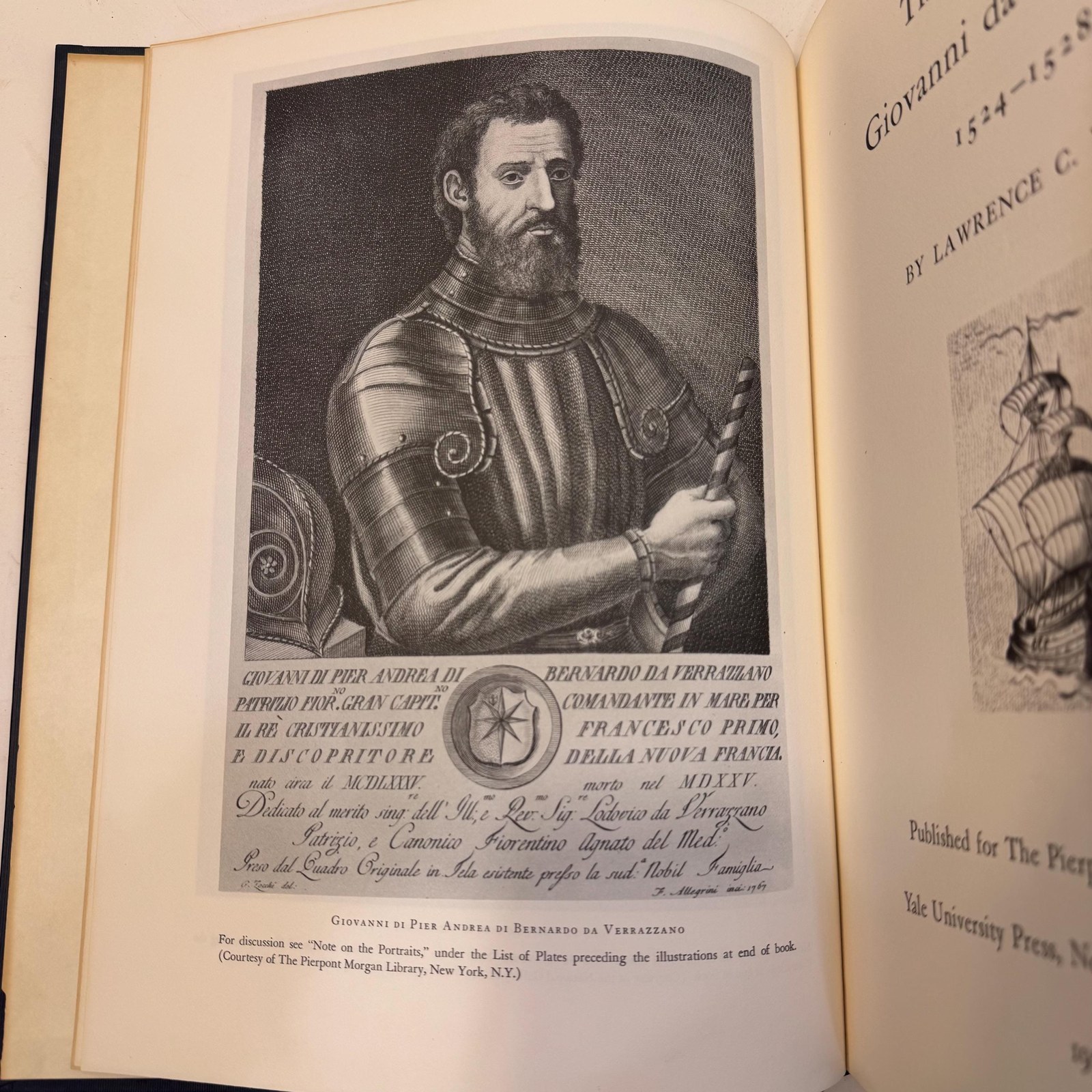 The Voyages of Giovanni da Verrazzano 1524-1528 heavily illustrated with maps — photograph 6.