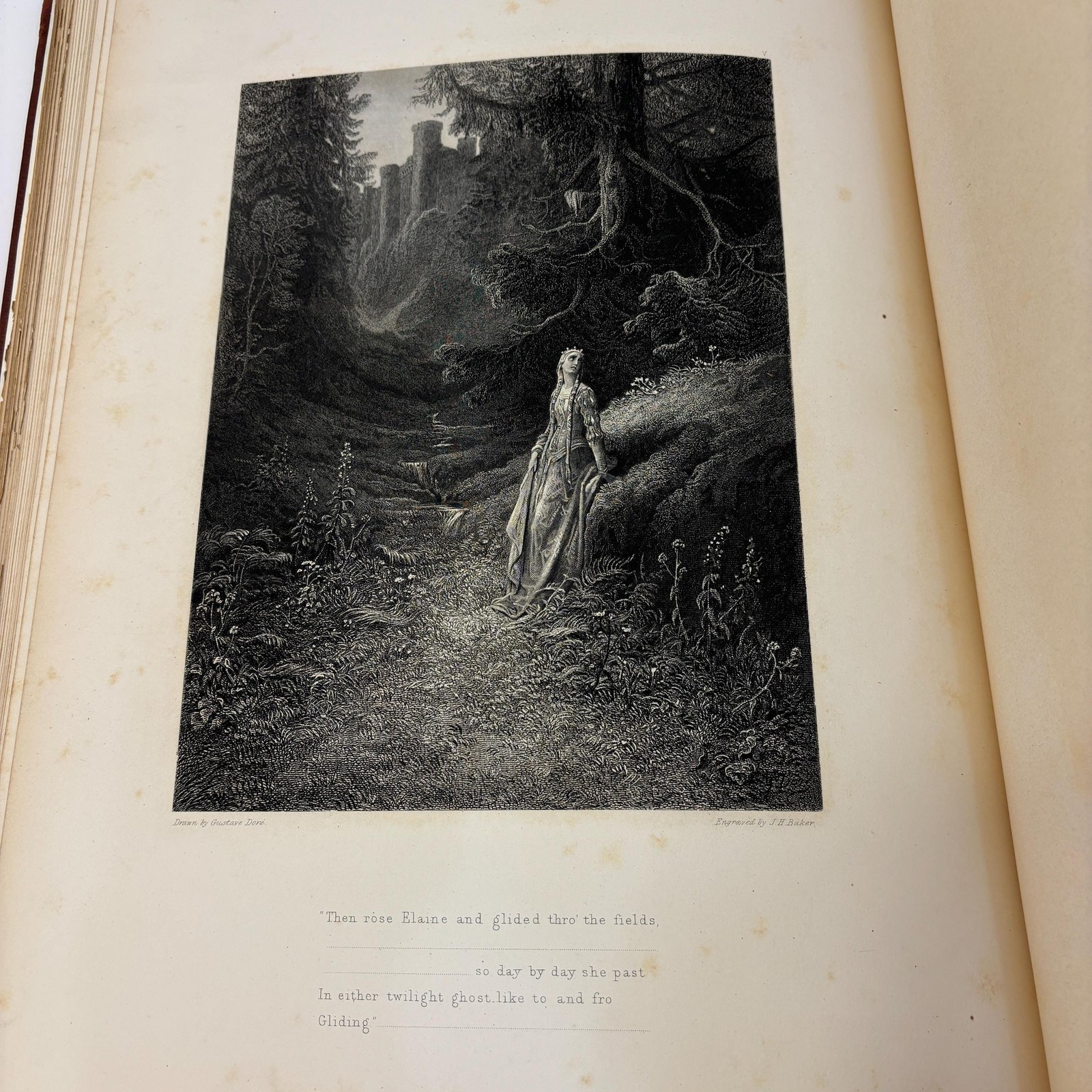 Elaine, Illustrated by Gustave Dore — photograph 3.
