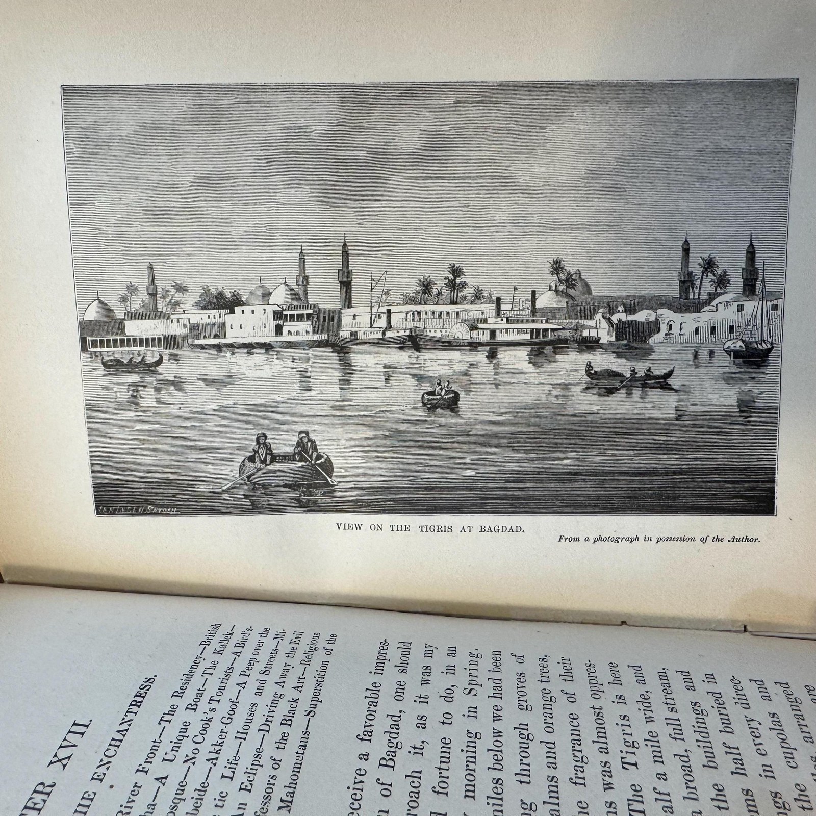 Arabistan: or The Land of "The Arabian Nights". Being Travels Through Egypt, Arabia, and Persia, to Bagdad. Published by subscription only. Inscribed by Author. — photograph 10.