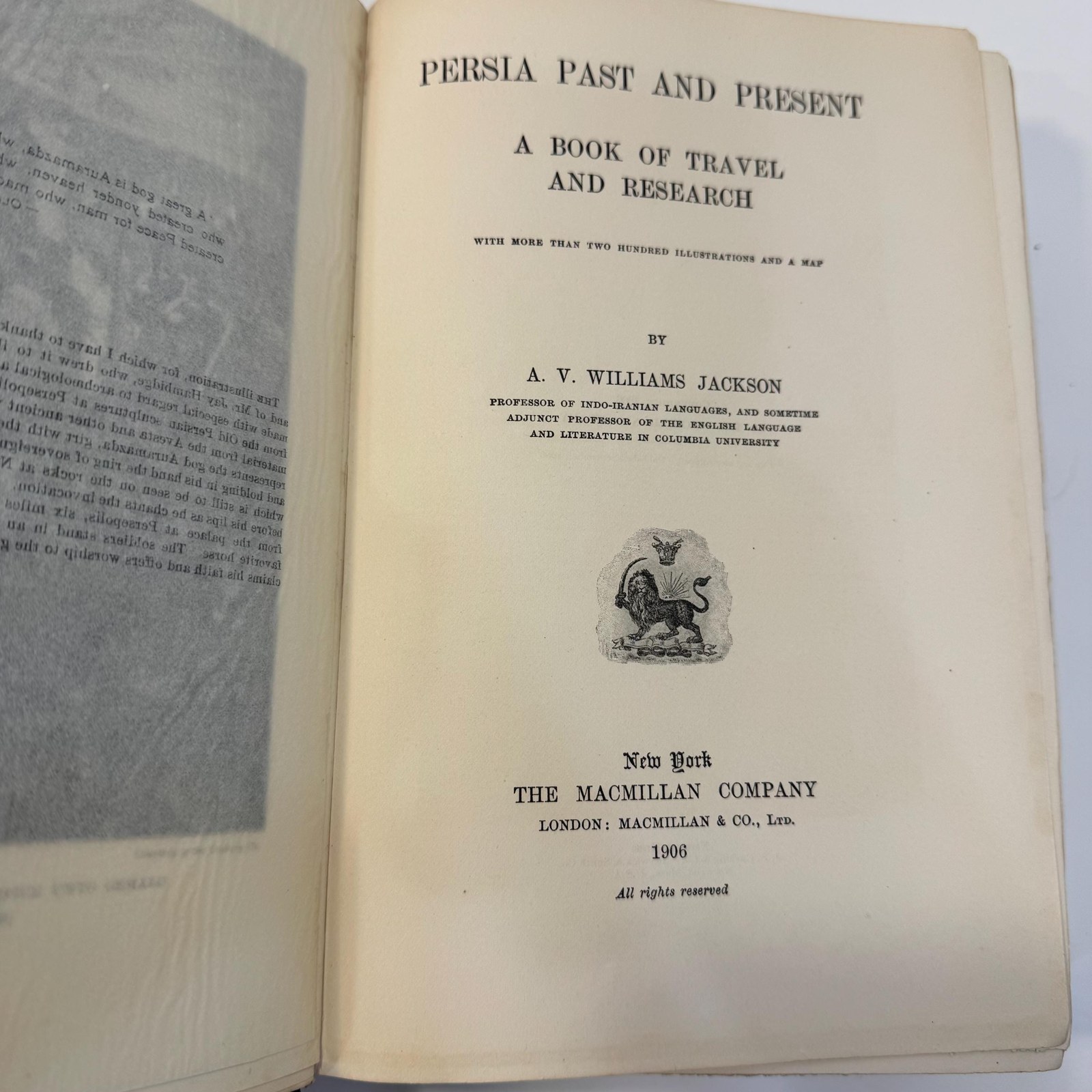 Persia Past and Present, A Book of Travel and Research With More Than Two Hundred Illustrations and a Map — photograph 5.