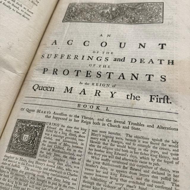 The Book of Martyrs: Containing an Account of the Sufferings and Death of the Protestants in the Reign of Queen Mary the First — photograph 9.